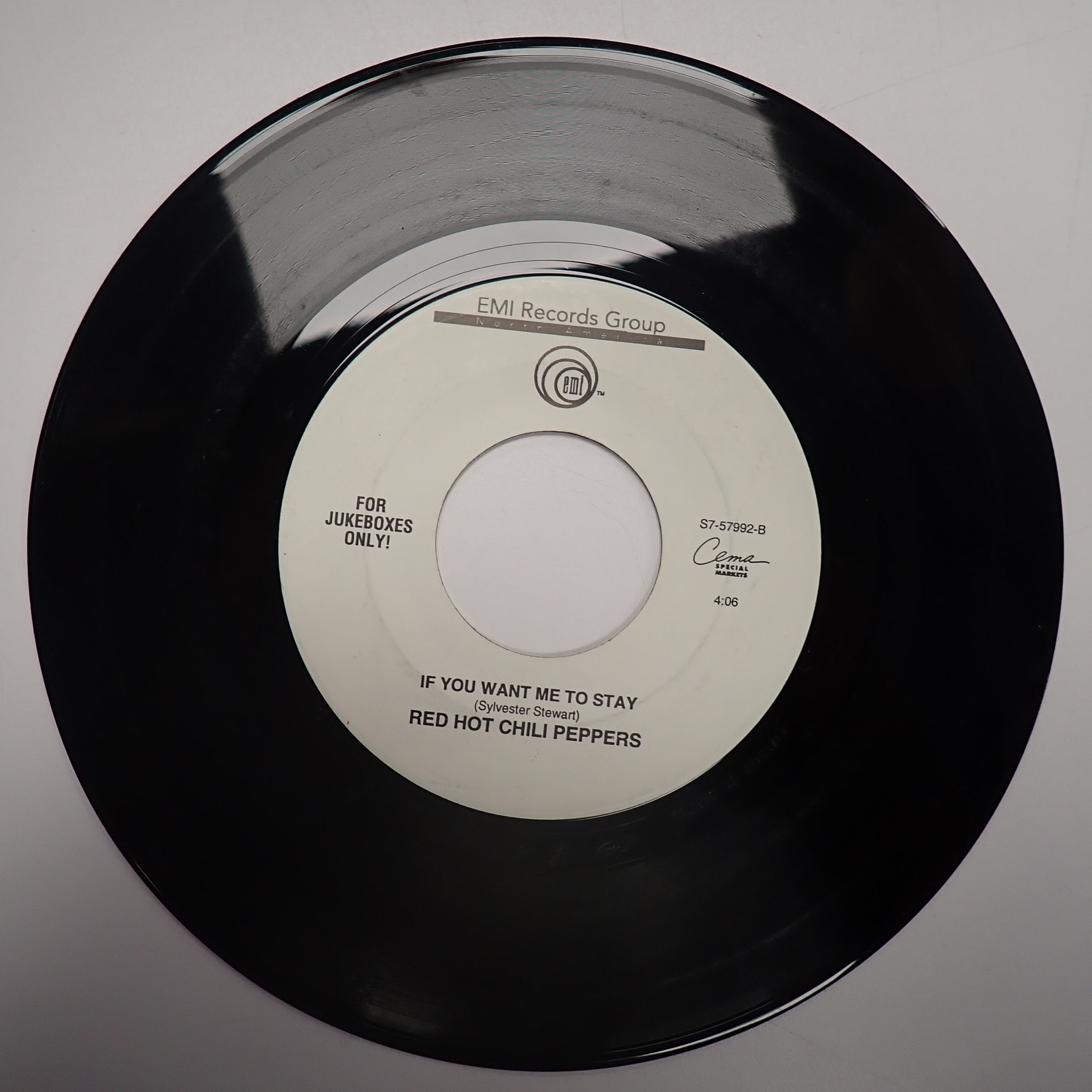 Red Hot Chili Peppers Higher Ground - 7" Jukebox Single Vinyl [Pre-Owned]