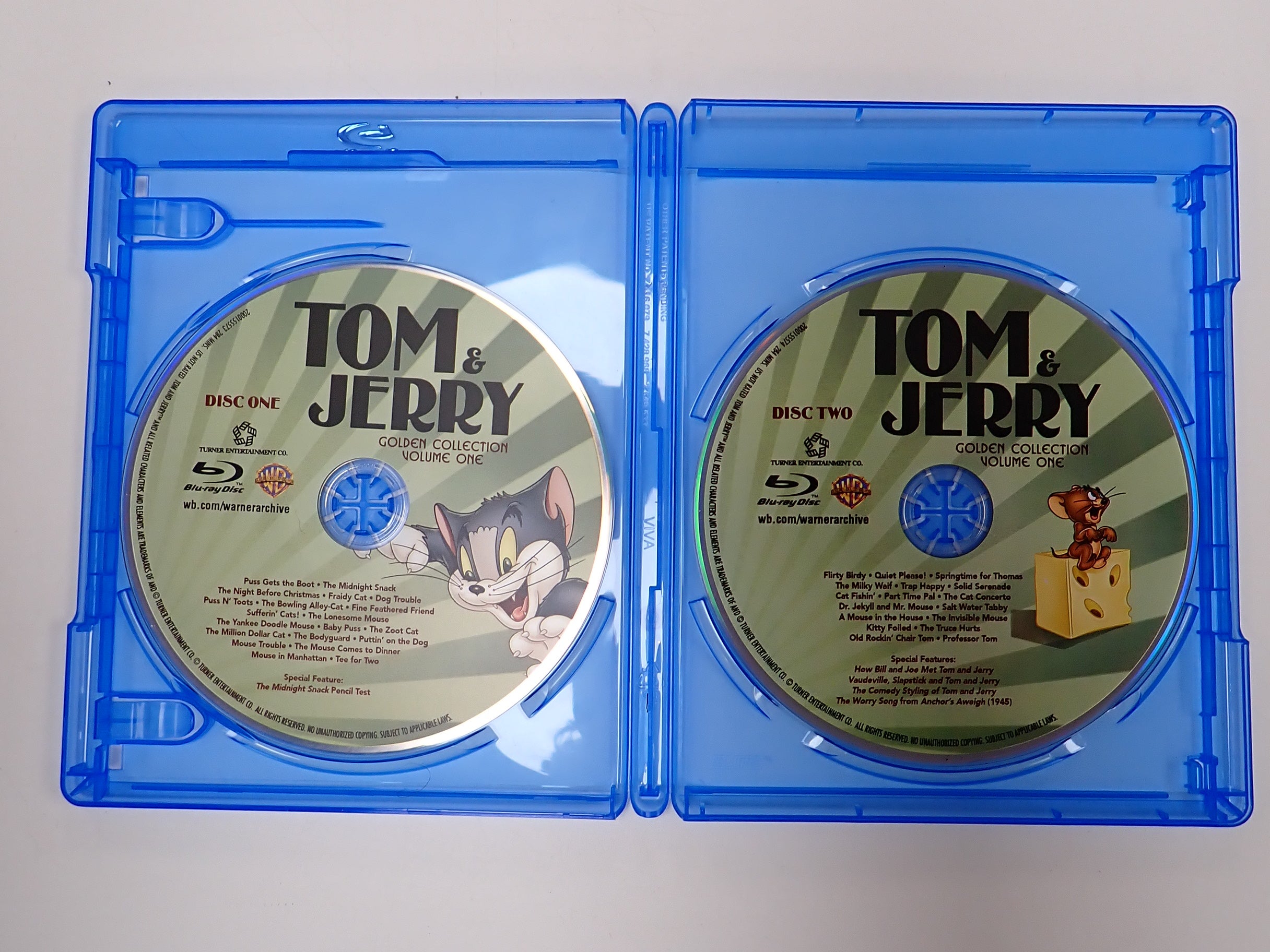 Tom and Jerry (Golden Collection Volume One) - Blu-Ray [Pre-Owned]