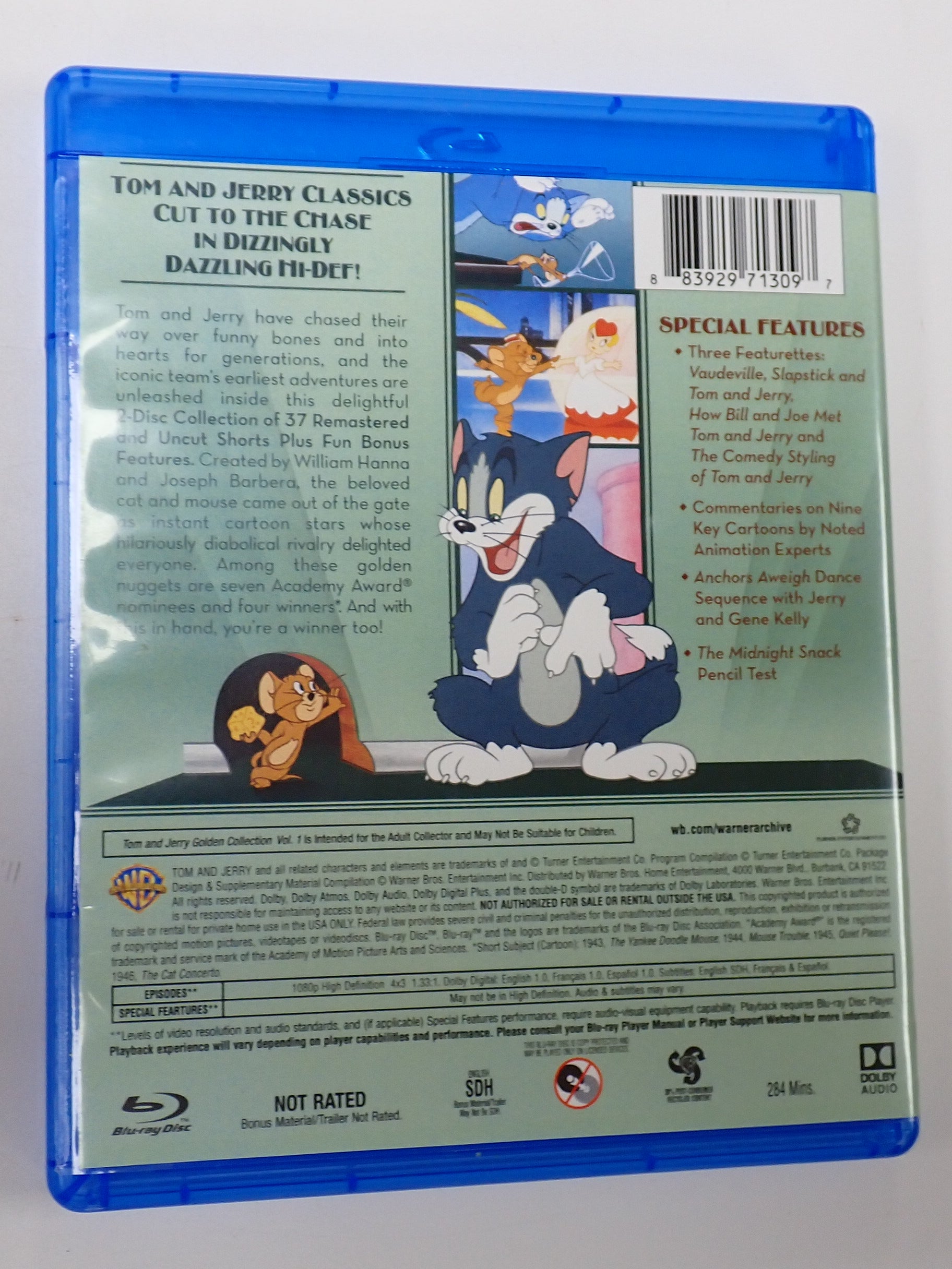Tom and Jerry (Golden Collection Volume One) - Blu-Ray [Pre-Owned]