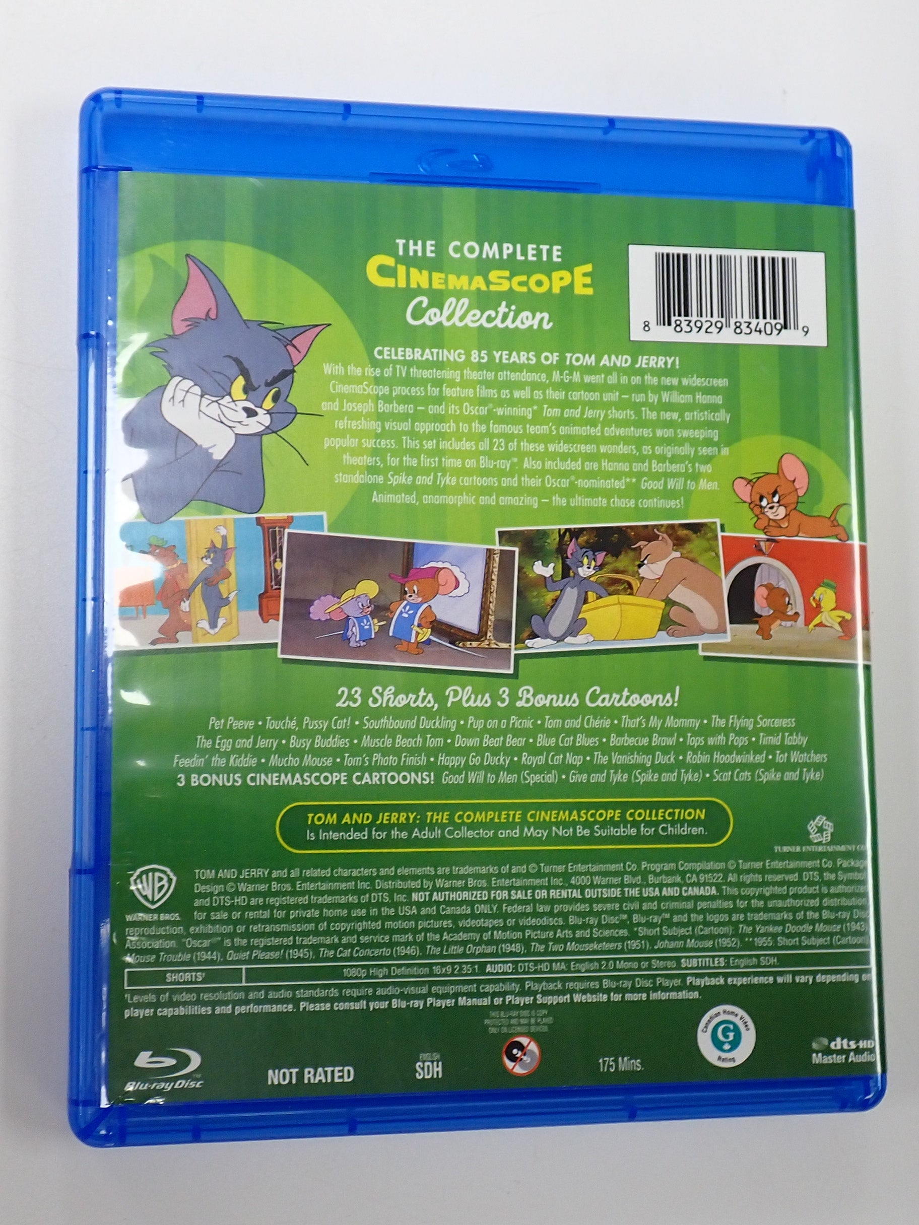 Tom and Jerry (The Complete Cinemascope Collection) - Blu-Ray [Pre-Owned]