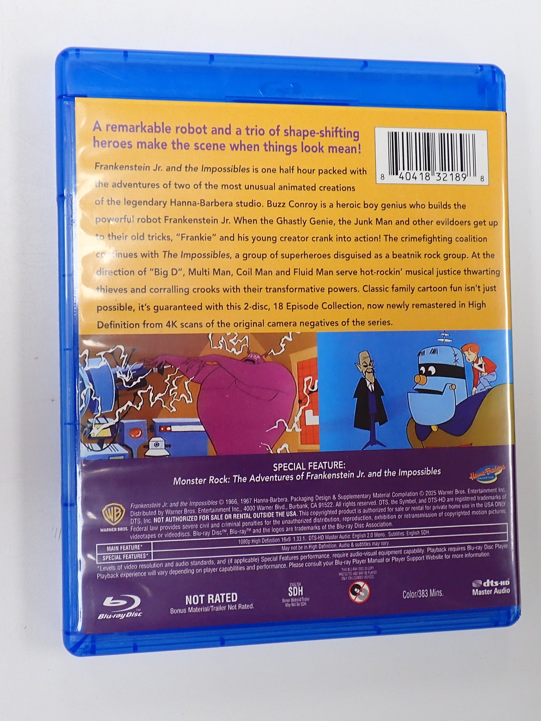 Frankenstein Jr. and The Impossibles (The Complete Series) - Blu-Ray [Pre-Owned]