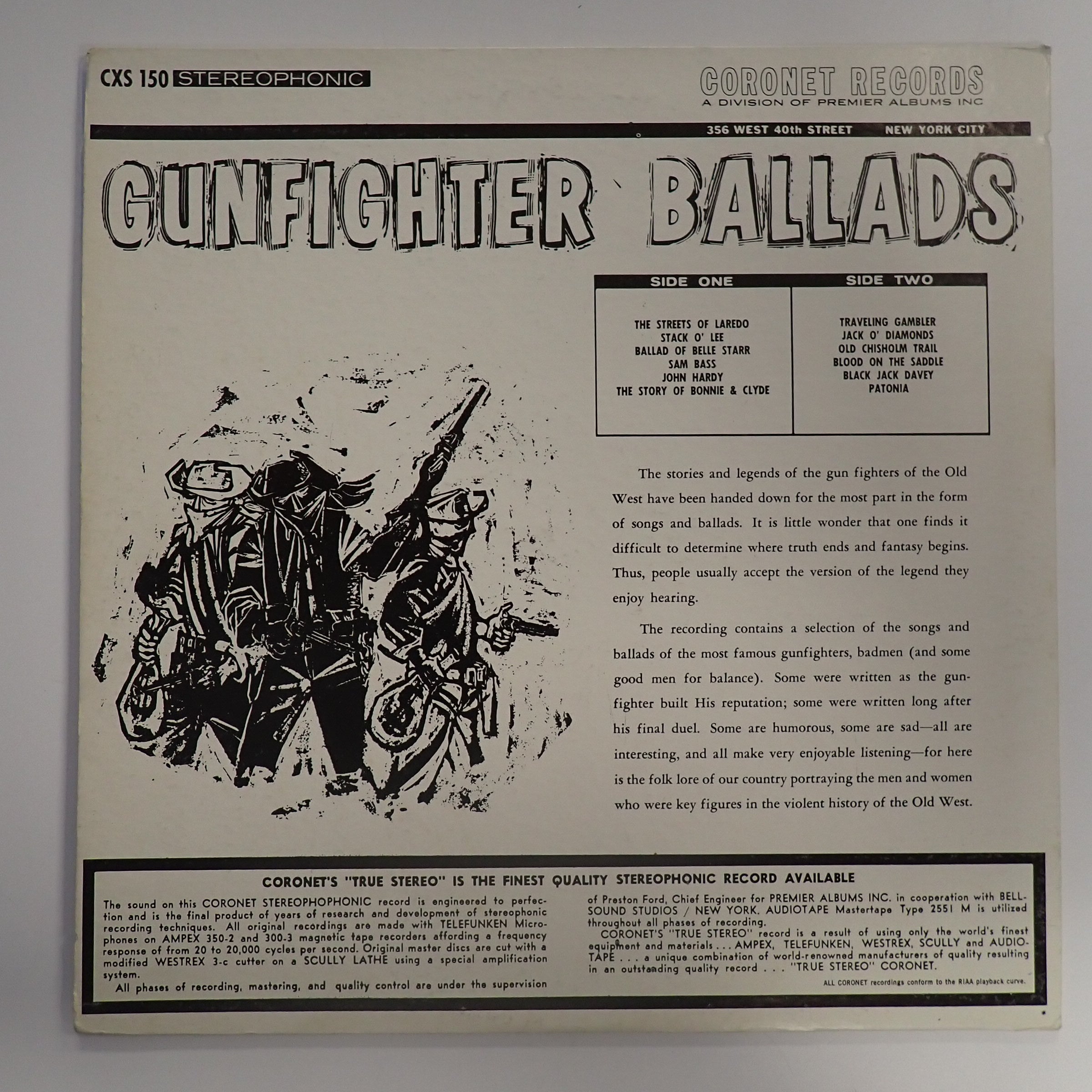 Gunfighter Ballads of the Badmen - Vinyl [Pre-Owned]