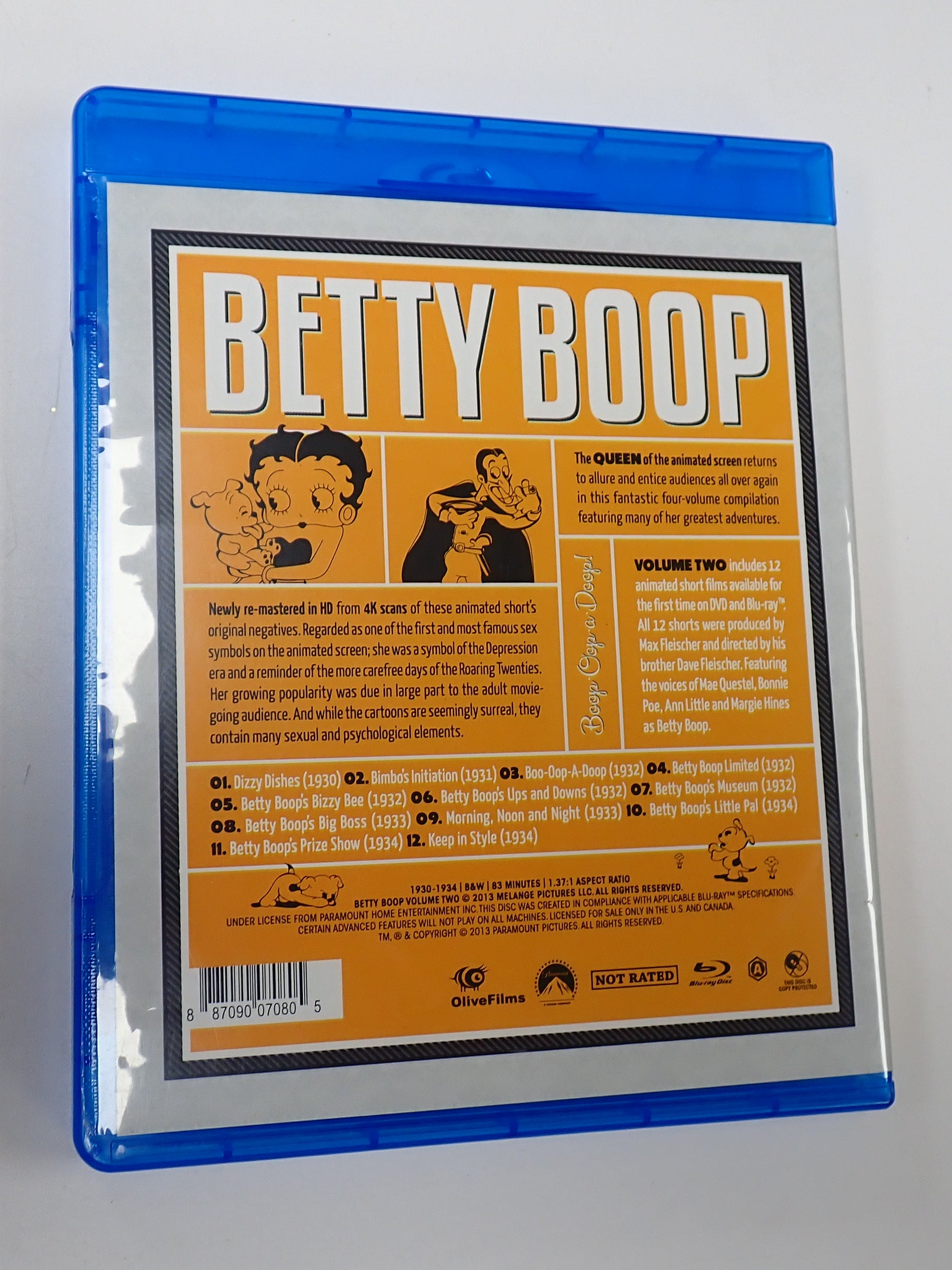 Betty Boop: The Essential Collection Vol. 2 - Blu-Ray [Pre-Owned]