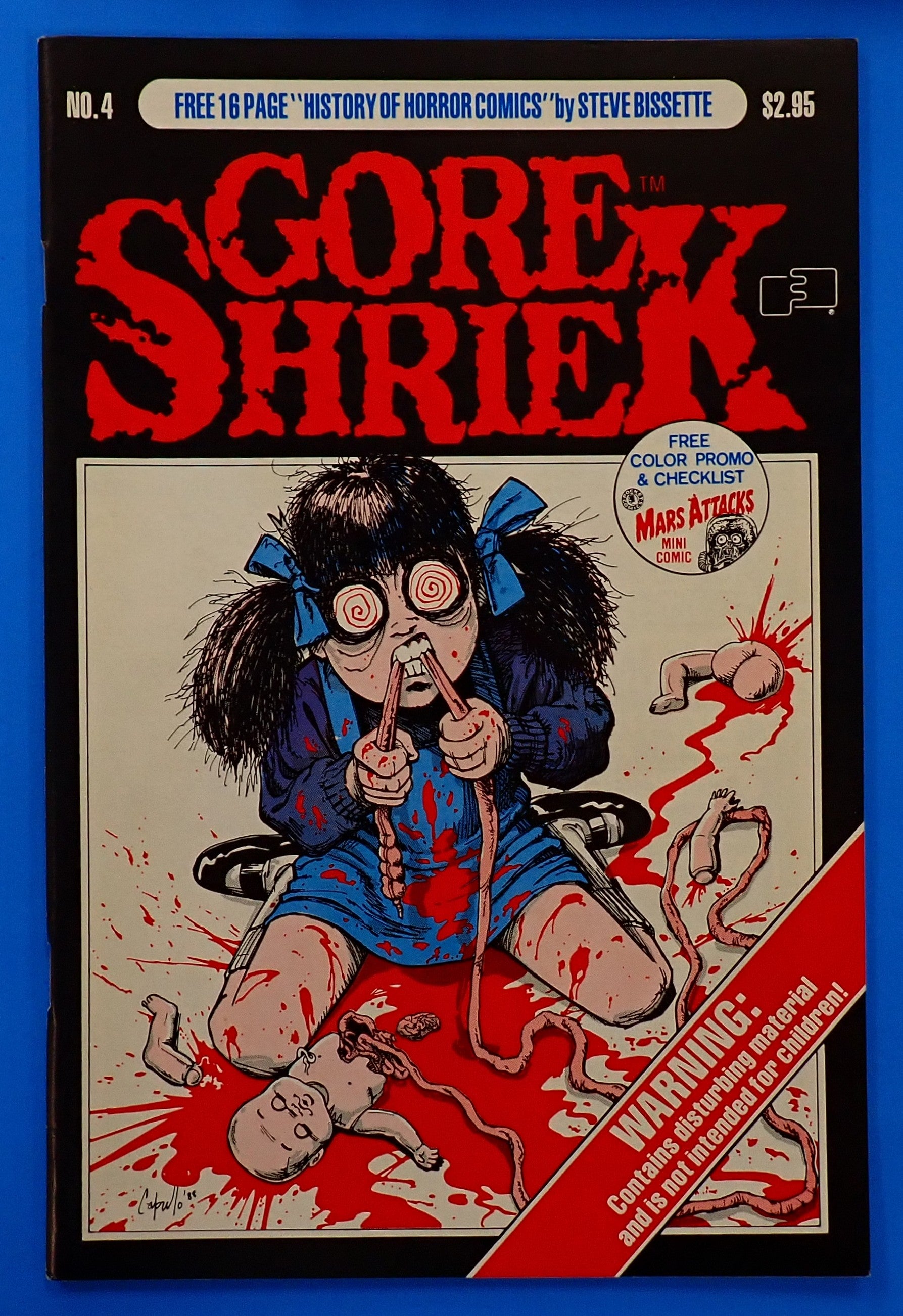 Gore Shriek #4 (1988) - VF/NM (9.0) - 1st Greg Capullo Cover