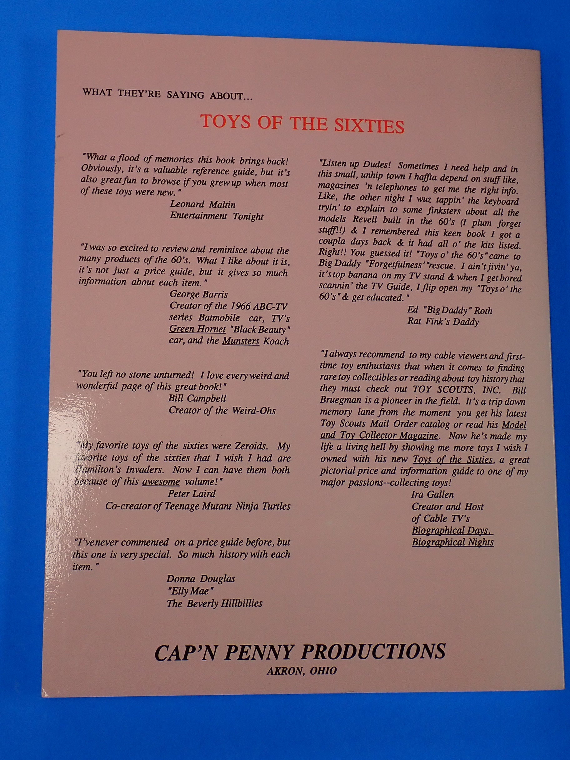 Toys of the Sixties: A Pictorial Guide [Pre-Owned]