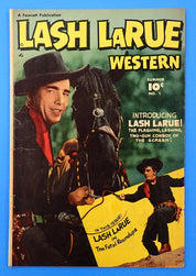 Lash LaRue Western #1 (1949) - VG+ (4.5) - Golden Age Western