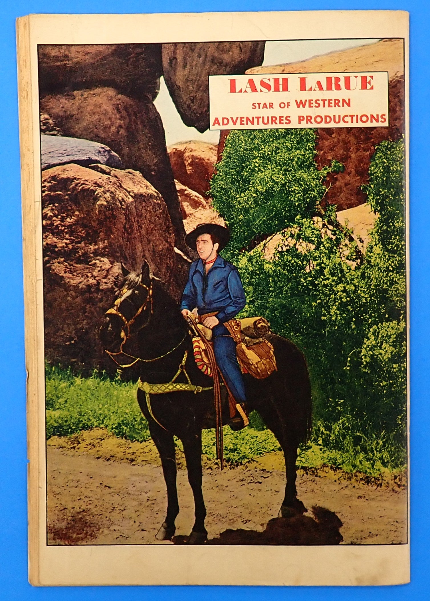 Lash LaRue Western #1 (1949) - VG+ (4.5) - Golden Age Western