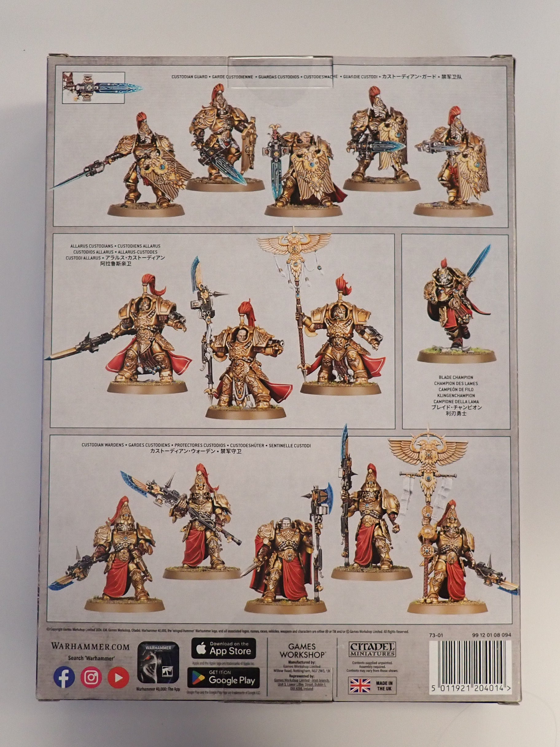 Combat Patrol: Adeptus Custodes [Pre-Owned]