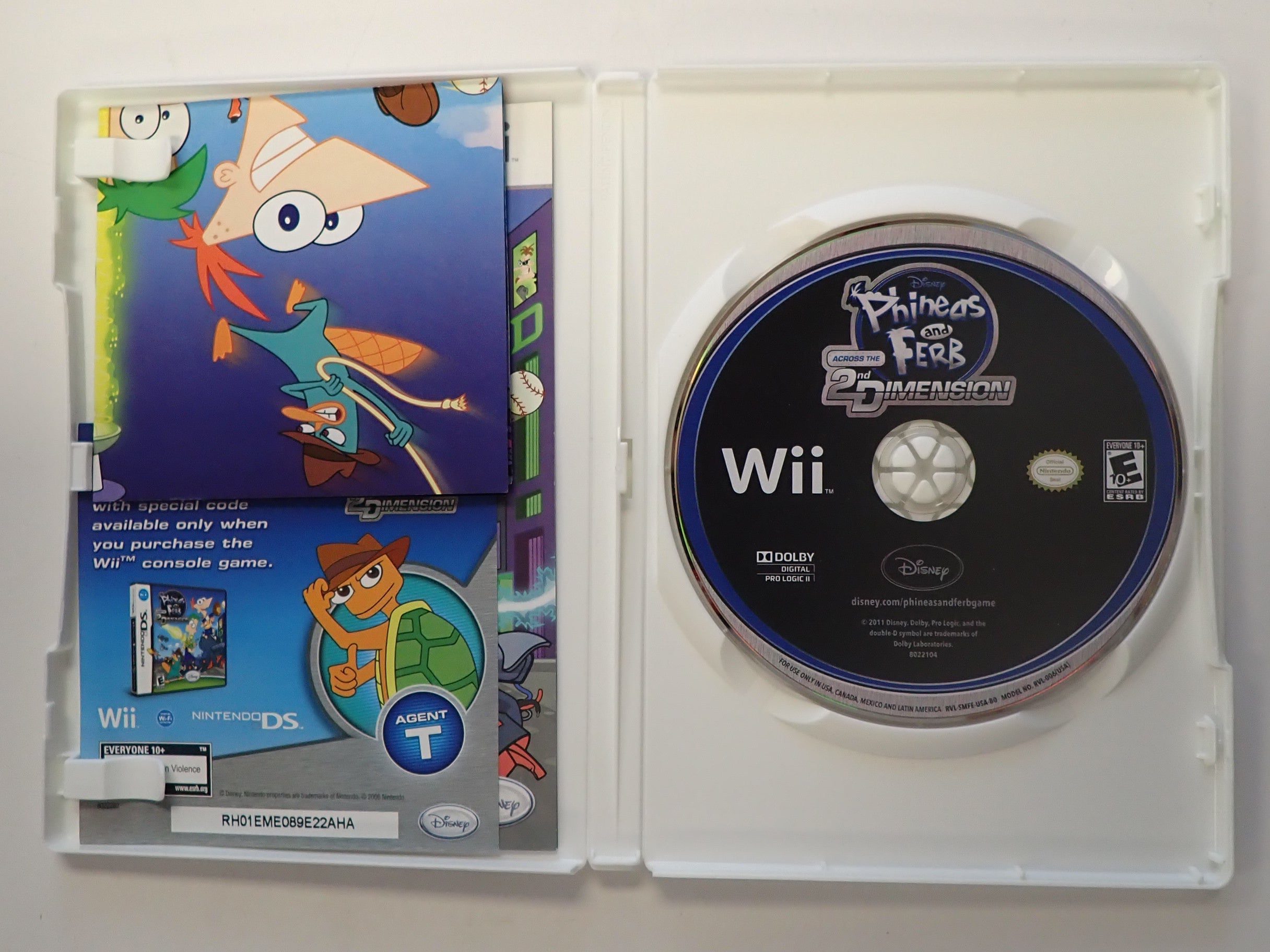 Phineas and Ferb Across the 2nd Dimension - Wii [Pre-Owned]