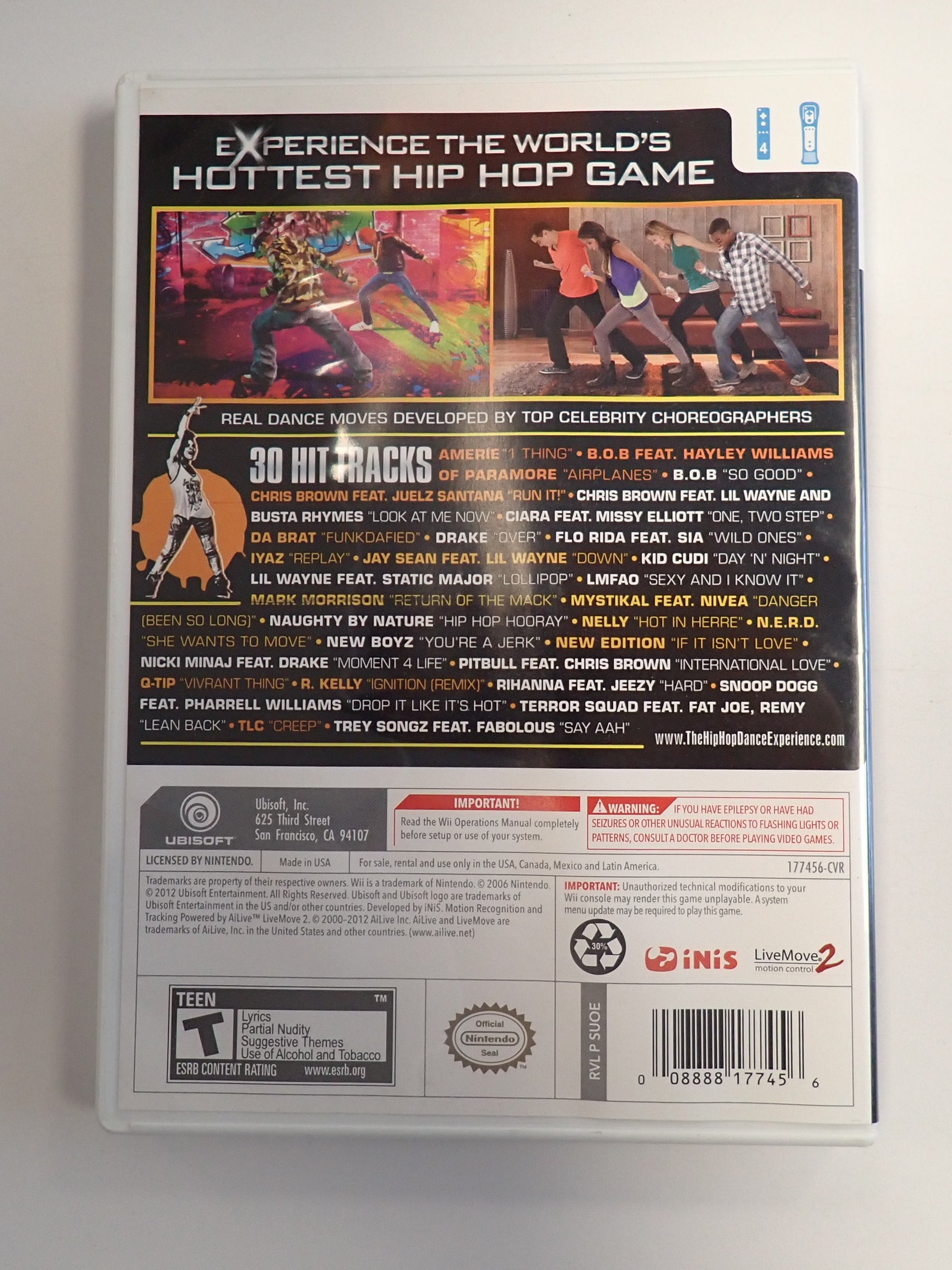 Hip Hop Dance Experience - Wii [Pre-Owned]