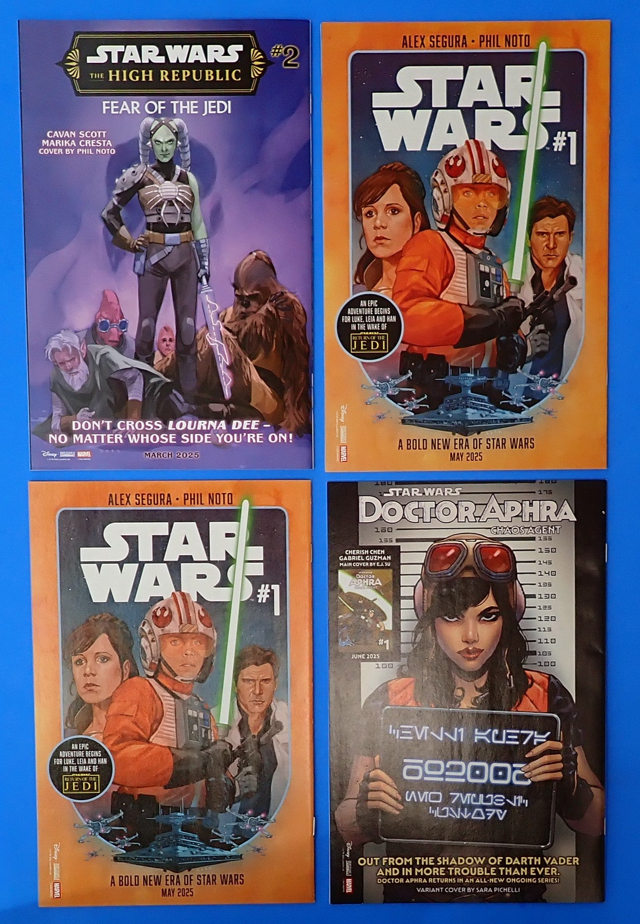 Star Wars: The Rise of Skywalker #1-5 Set (2025) - NM- (9.2) - Complete