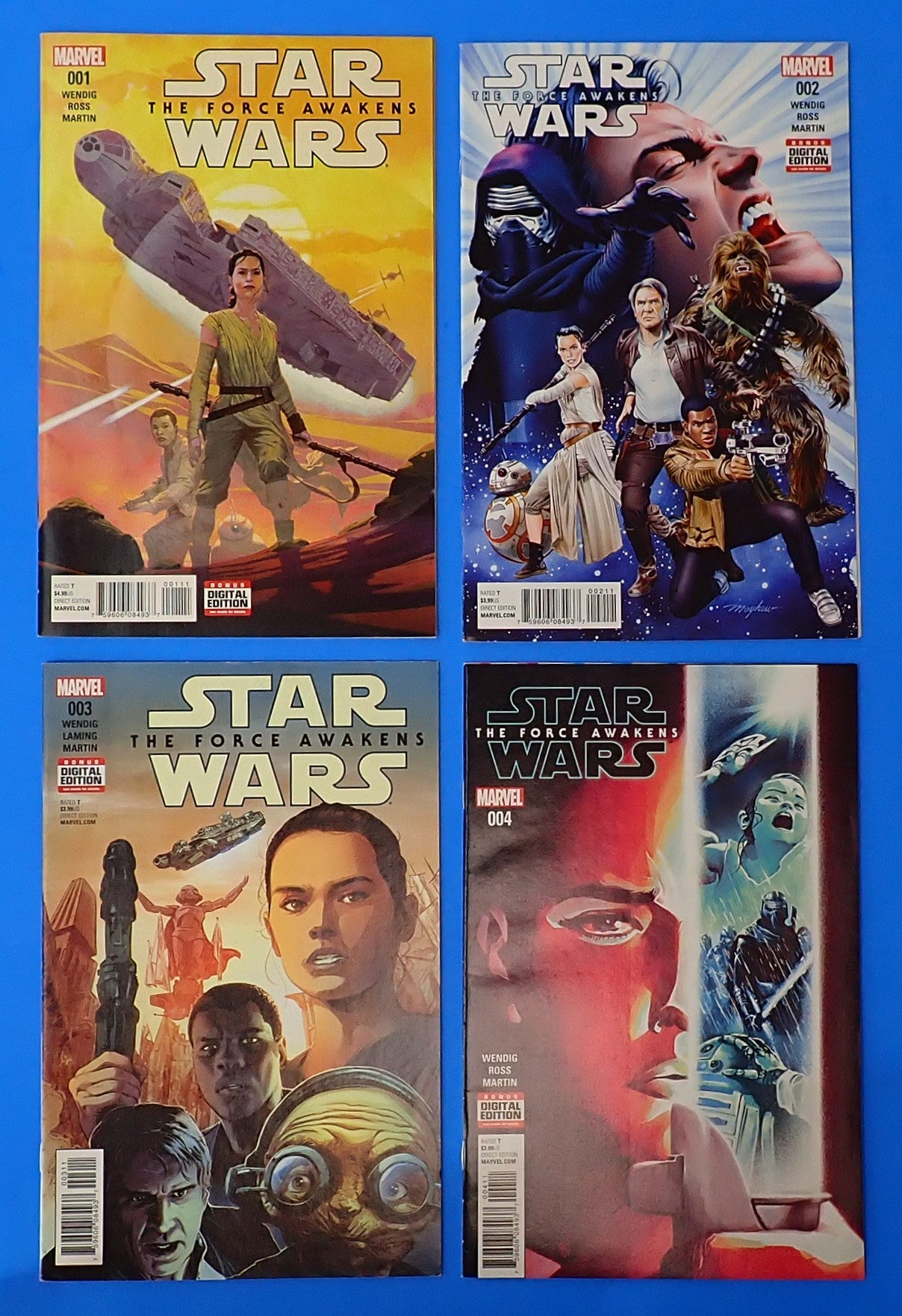 Star Wars: The Force Awakens #1-6 Set (2016) - VF (8.0+) - Complete