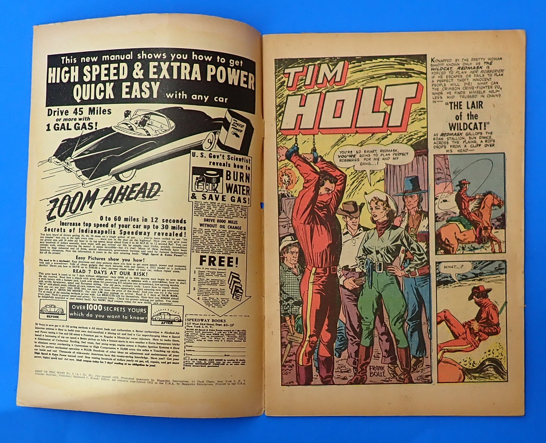 Best of the West #9 (1953) - VG (4.0) - Golden Age Western