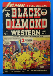 Black Diamond Western #19 (1950) - VG (4.0) - Golden Age Western