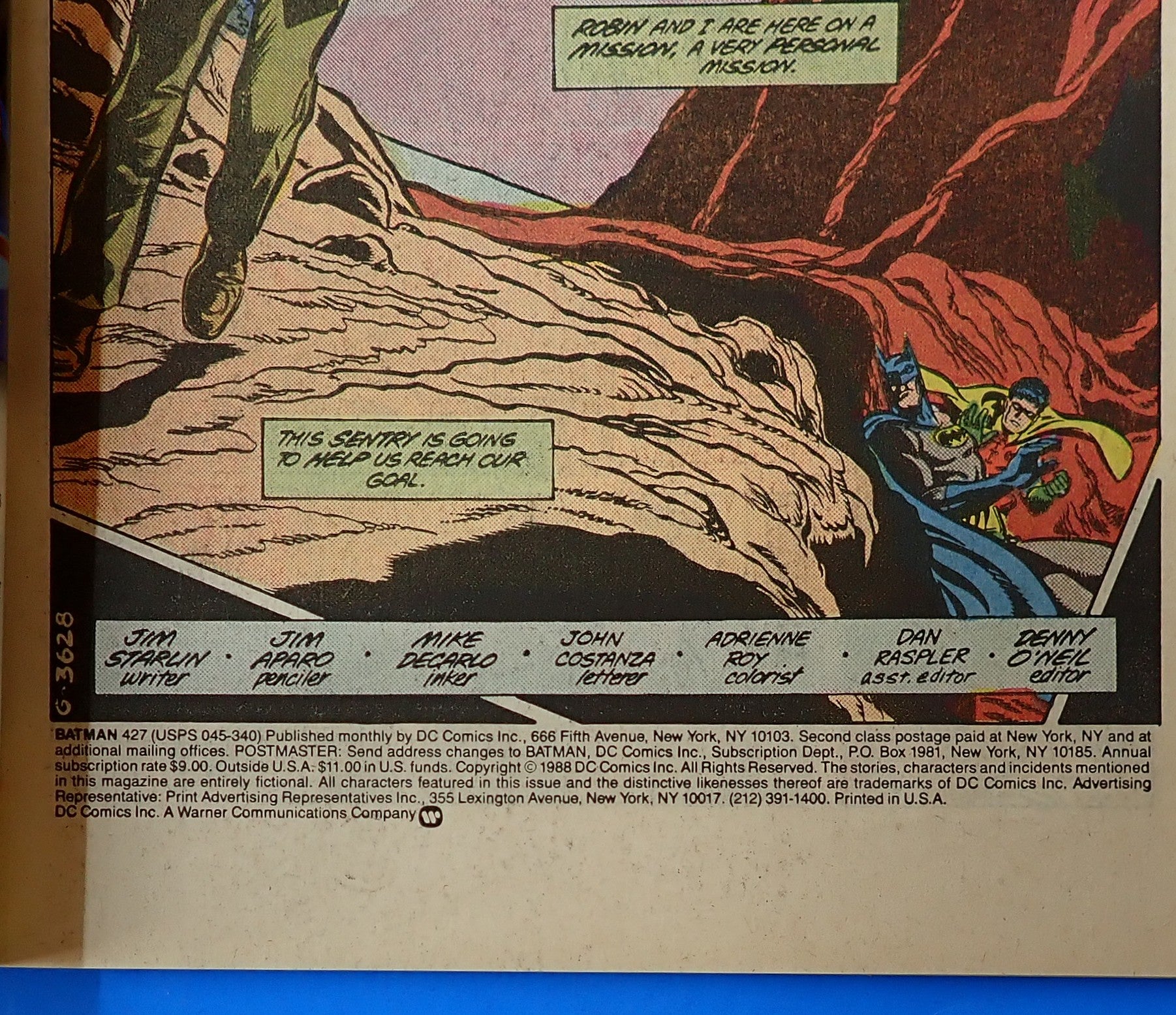 Batman #427 (1989) - VF/VF- (7.5-8.0) - Death in the Family P2