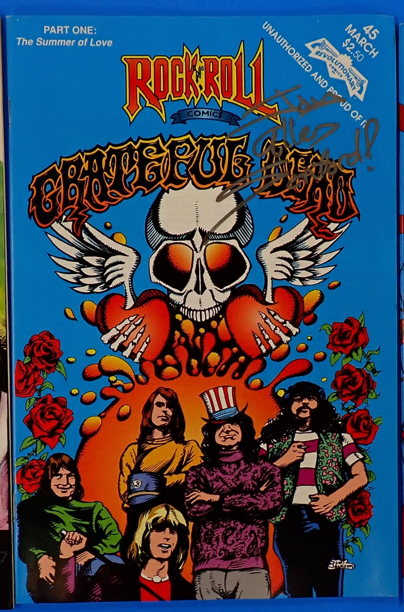 Rock N' Roll Comics #45-47 - Grateful Dead Parts 1-3 (1992) VF/NM - Jay Allen Sanford Signed