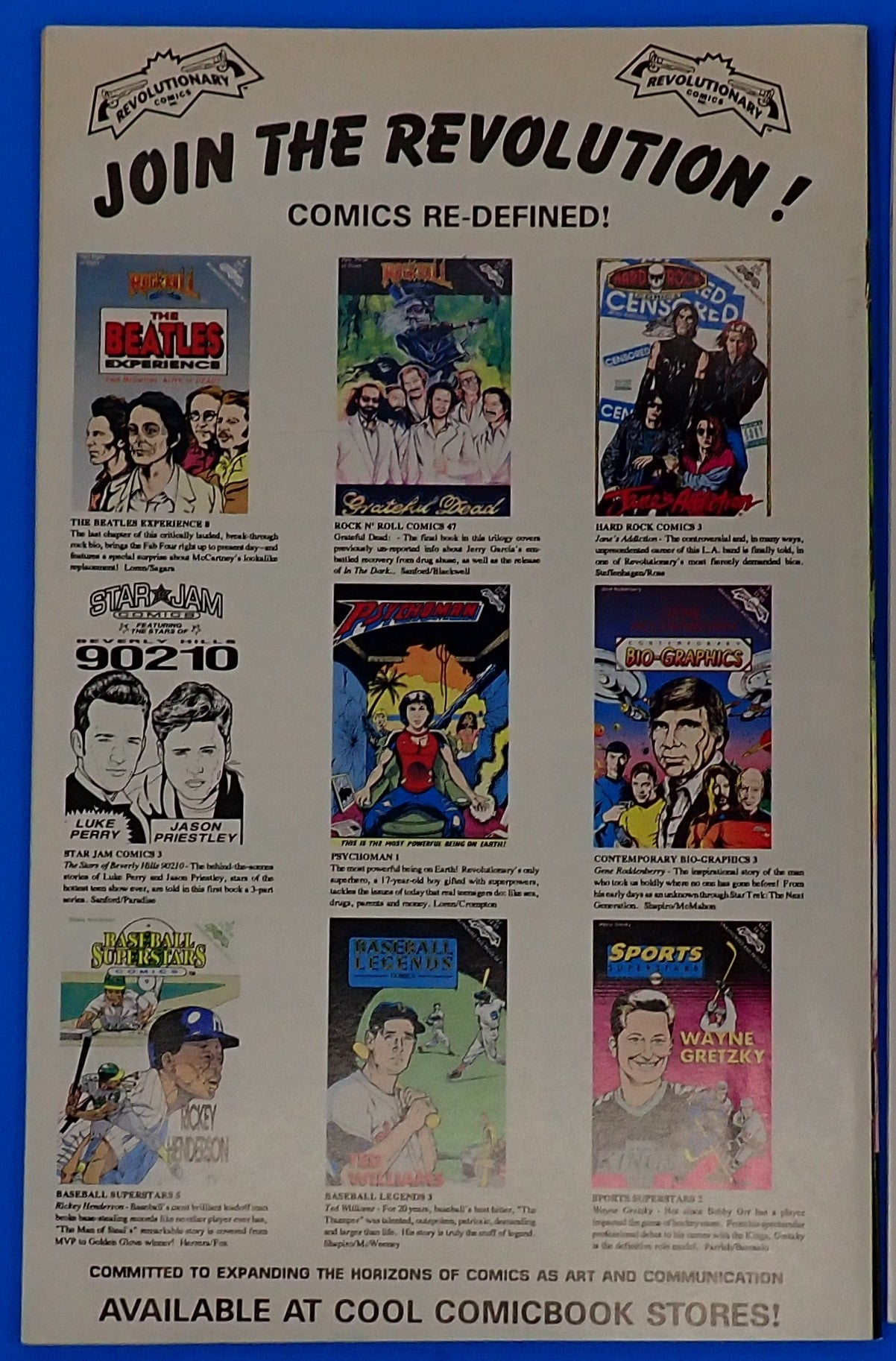 Rock N' Roll Comics #45-47 - Grateful Dead Parts 1-3 (1992) VF/NM - Jay Allen Sanford Signed