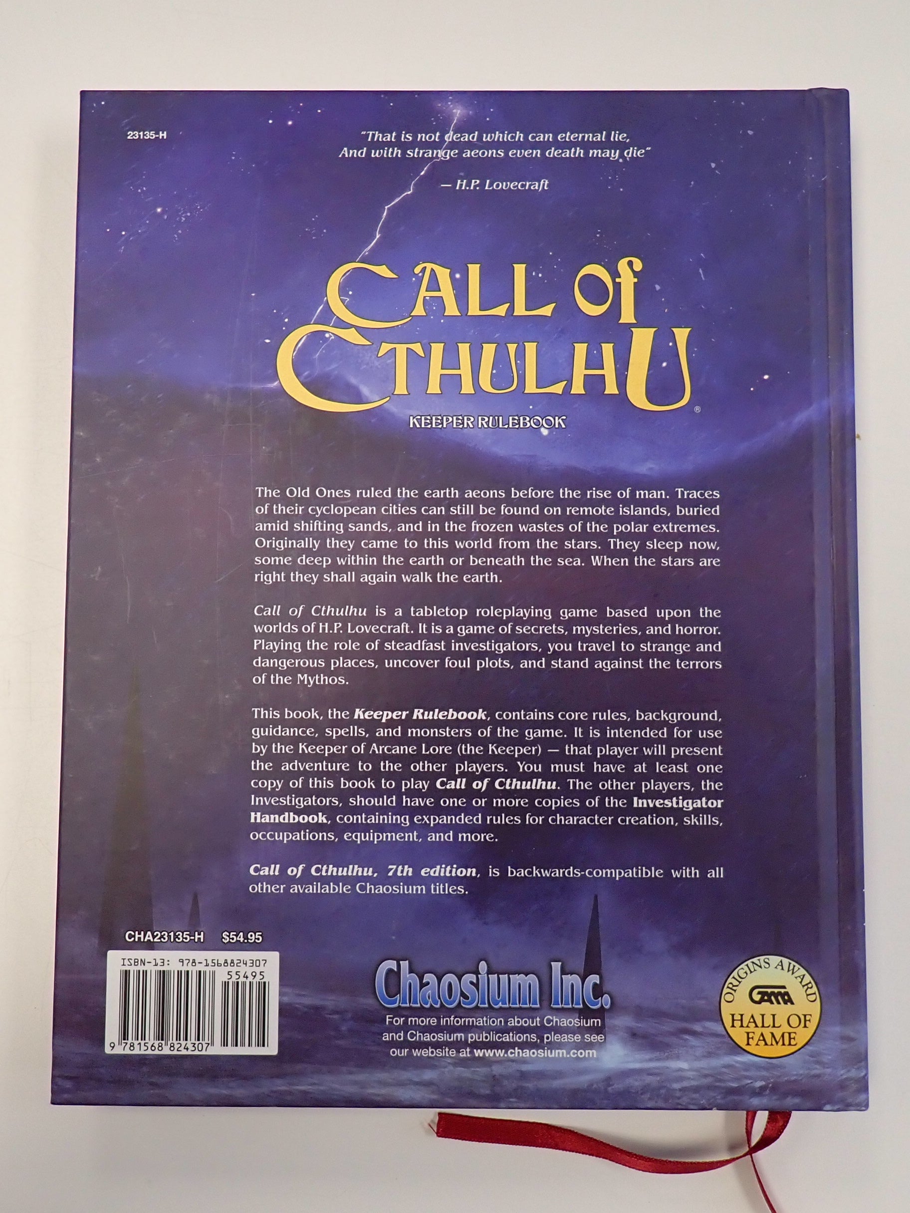 Call of Cthulhu Keeper Rulebook - RPG [Pre-Owned]