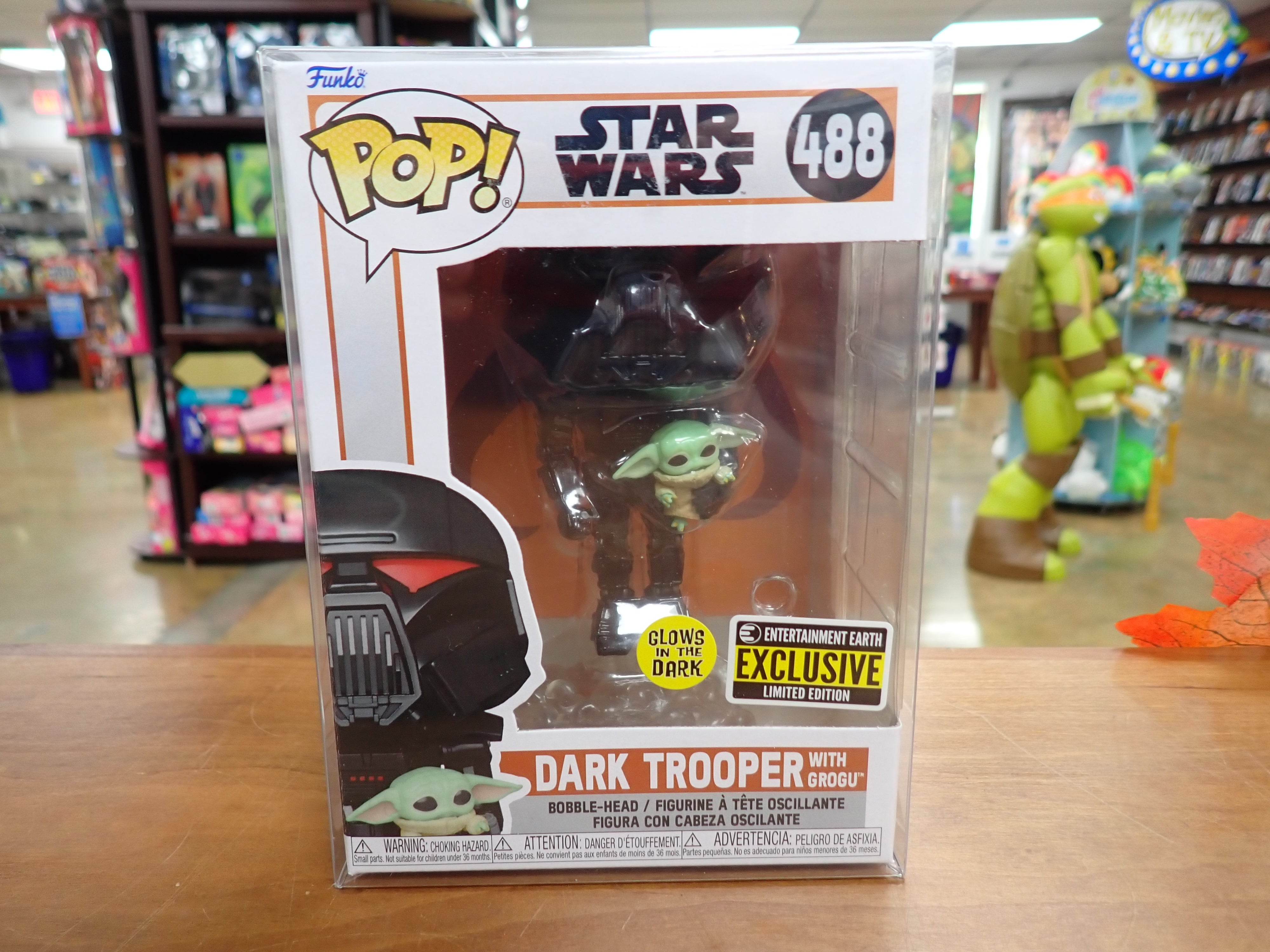 Dark Trooper with Grogu - POP! #488