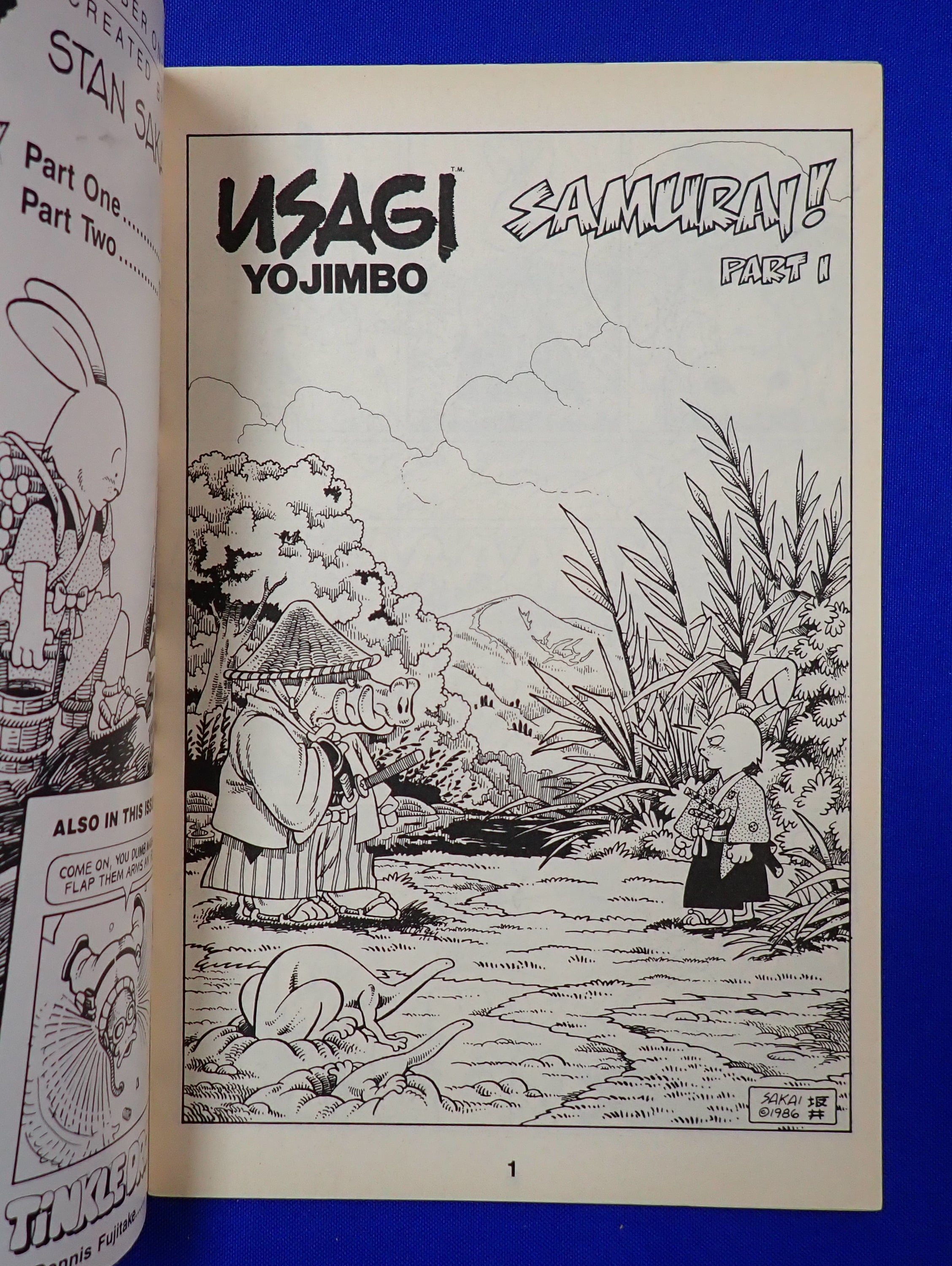 Usagi Yojimbo #1 (1987) - FN (6.0) - 1st Solo Series