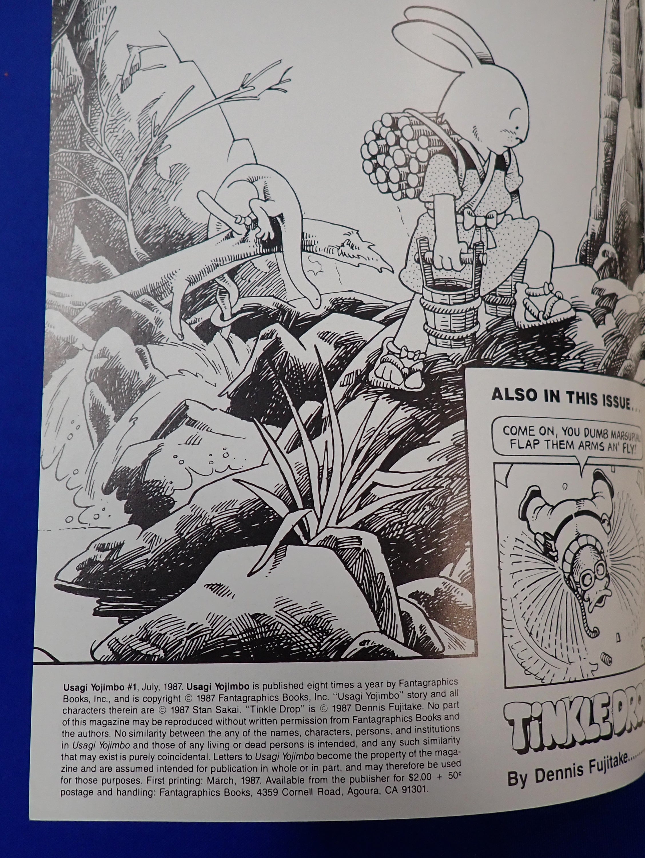 Usagi Yojimbo #1 (1987) - FN (6.0) - 1st Solo Series