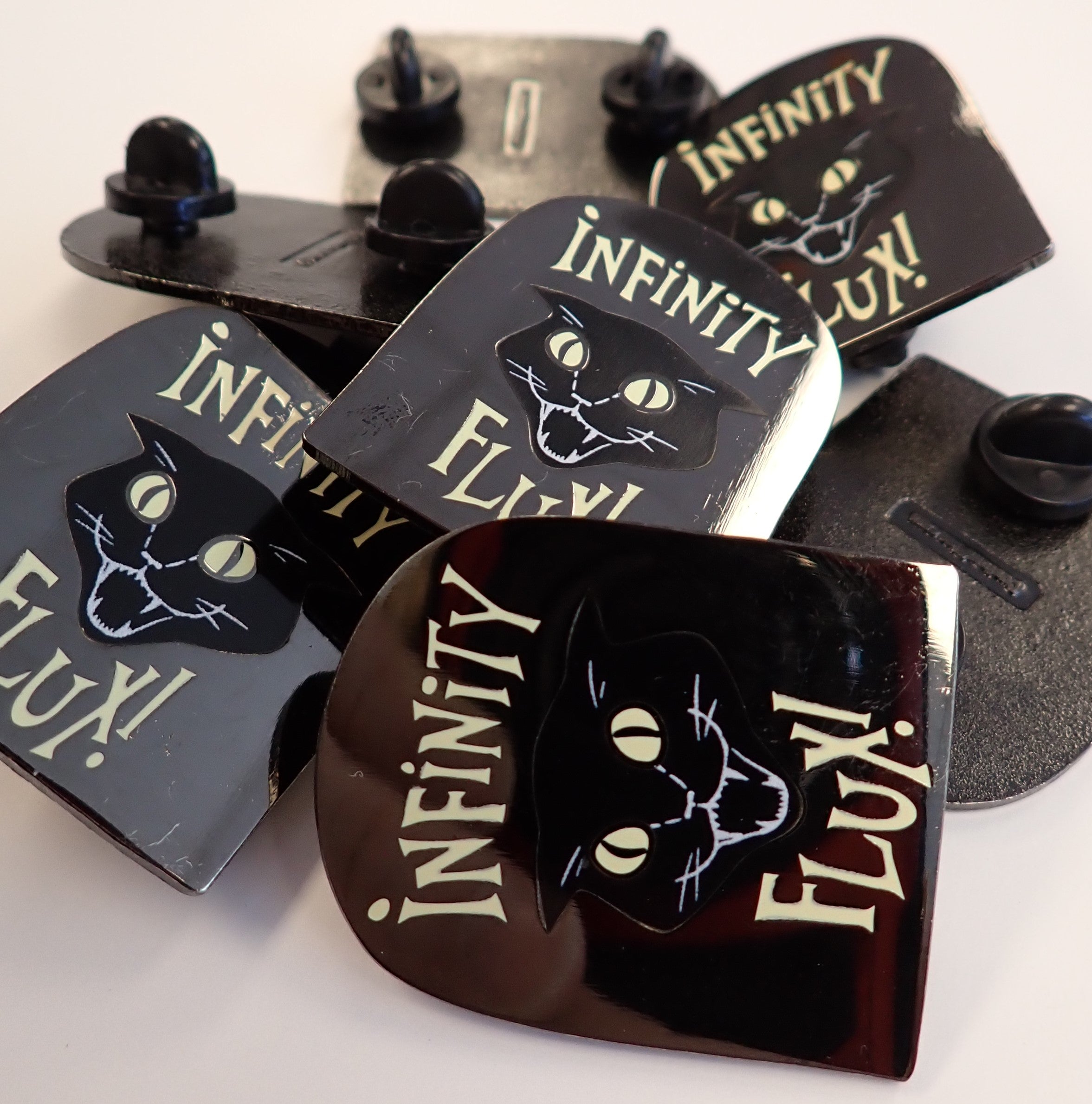 Infinity Flux Branded Enamel Pins