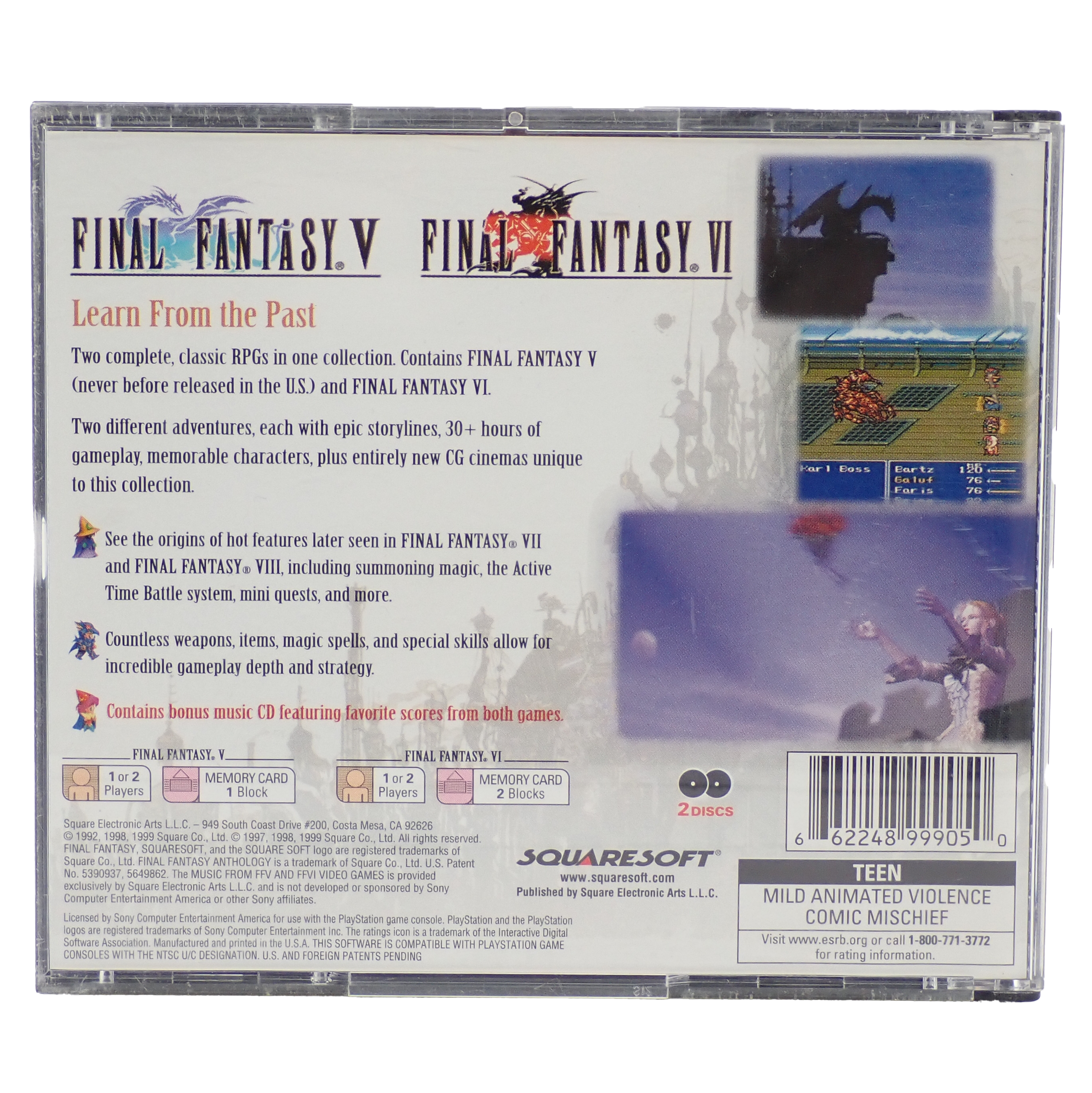 Final Fantasy Anthology - PS1
