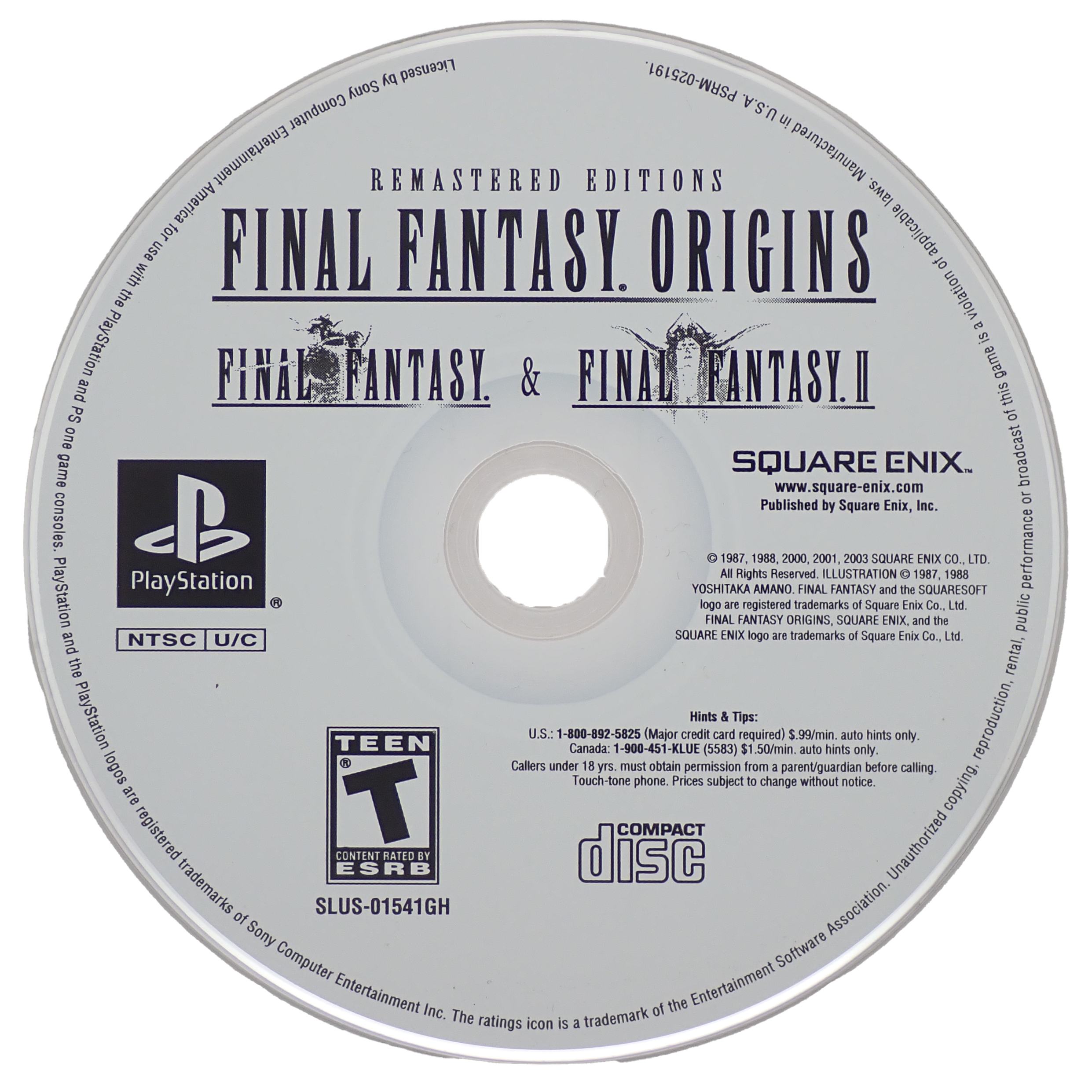 Final Fantasy Origins - PS1