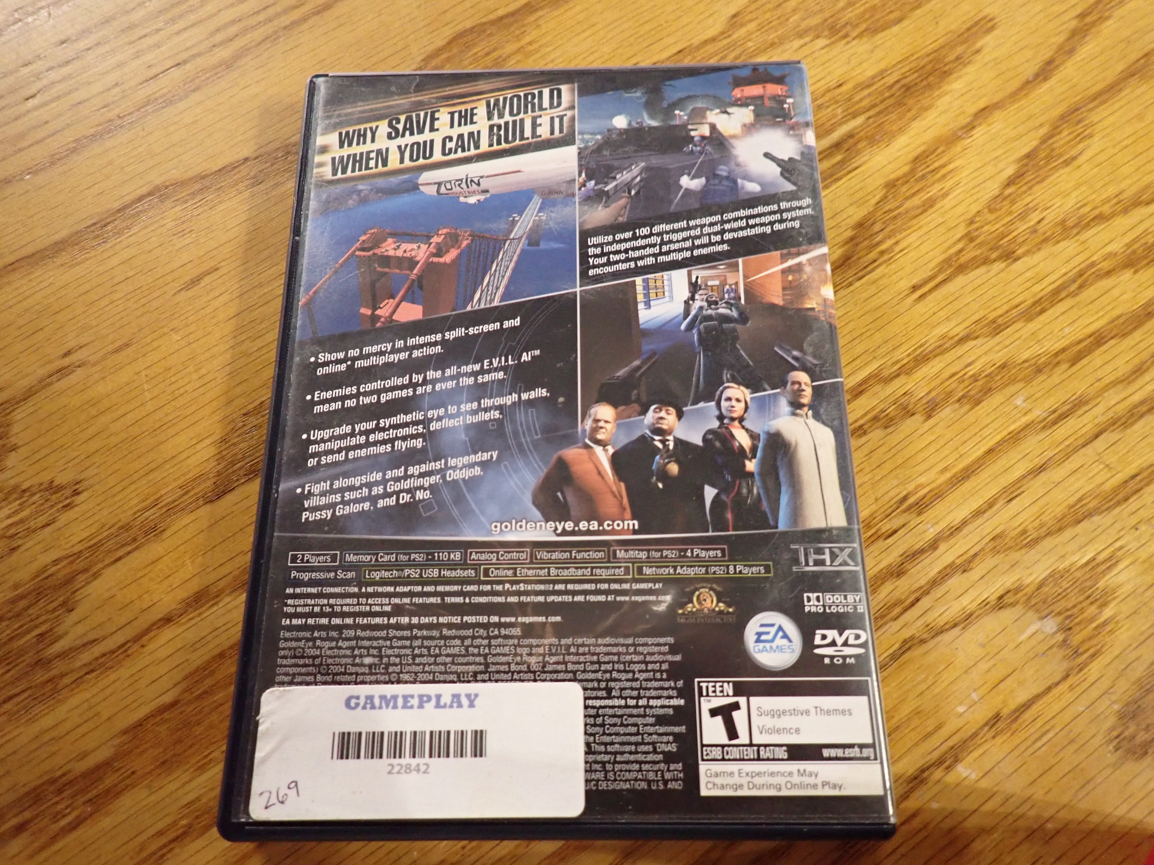 Goldeneye Rogue Agent - PS2
