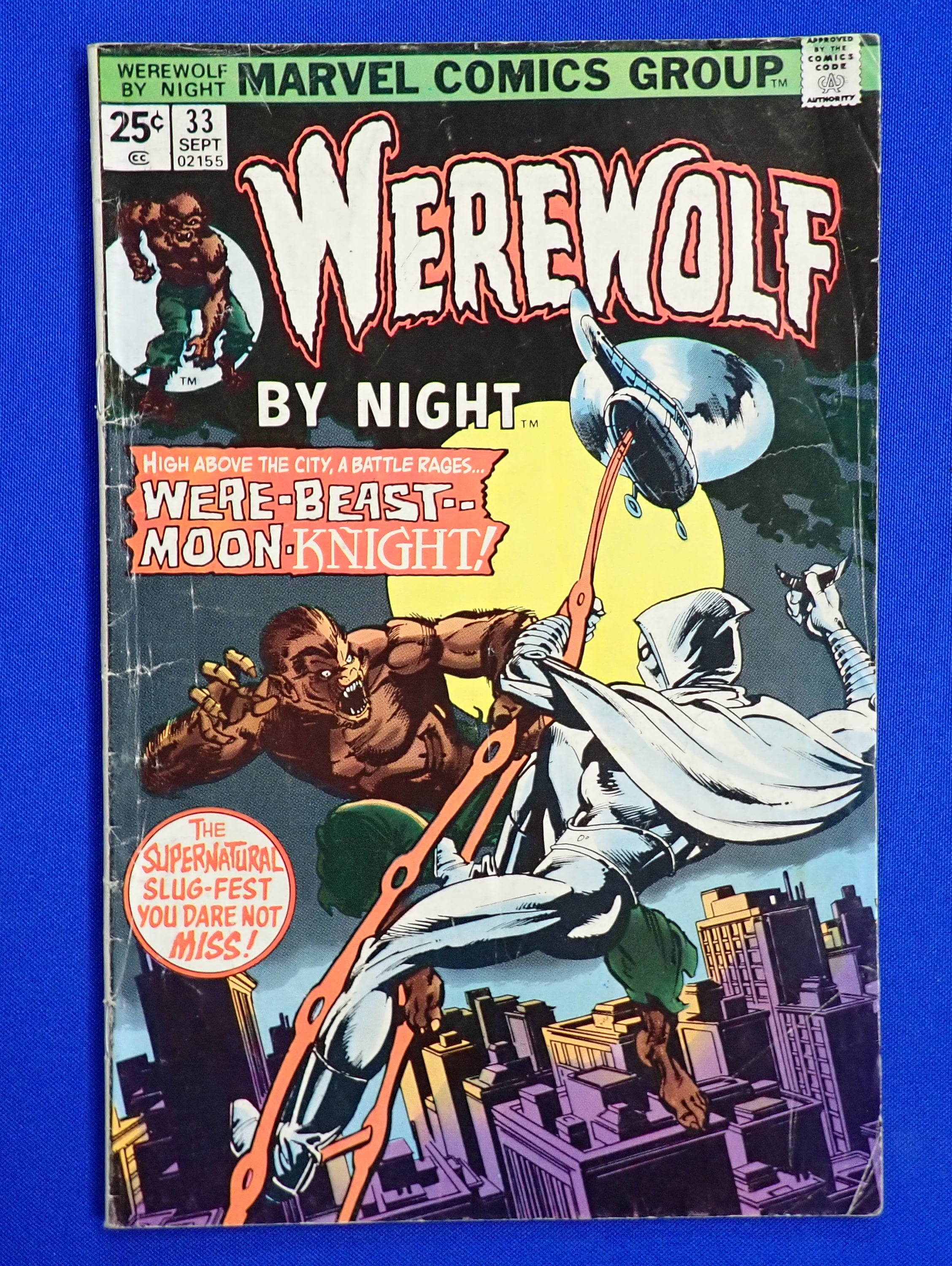 Werewolf by Night #33 (1975) - FN- (5.5) - 2nd Moon Knight
