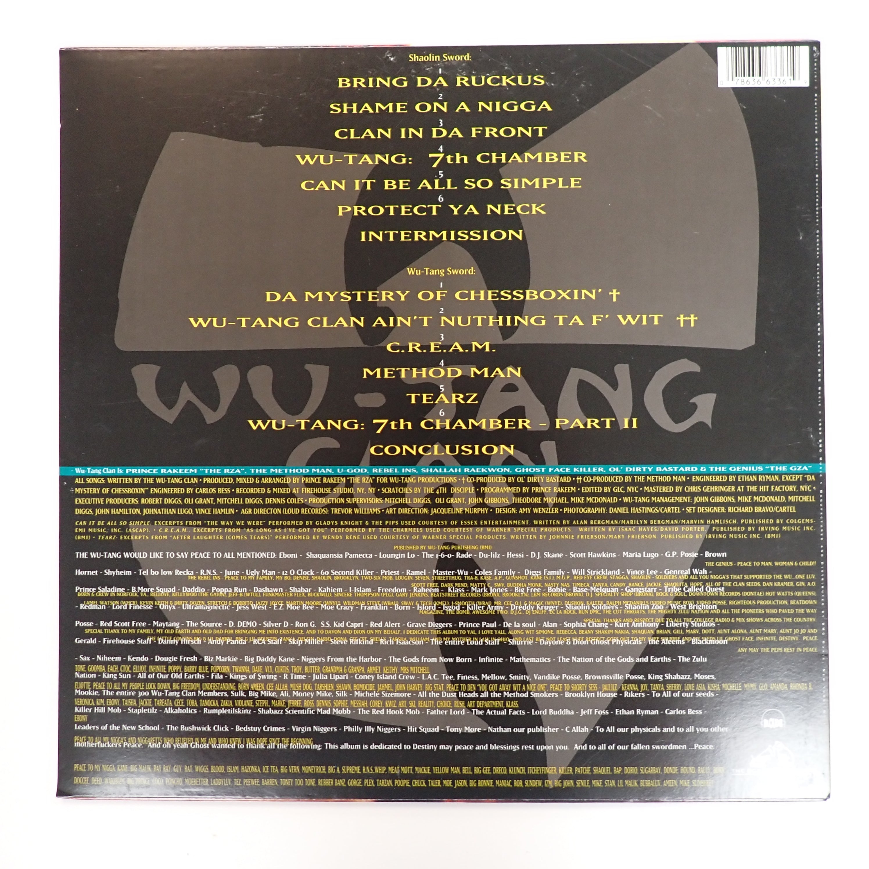 Wu-Tang Clan – Enter The Wu-Tang (36 Chambers) - Vinyl