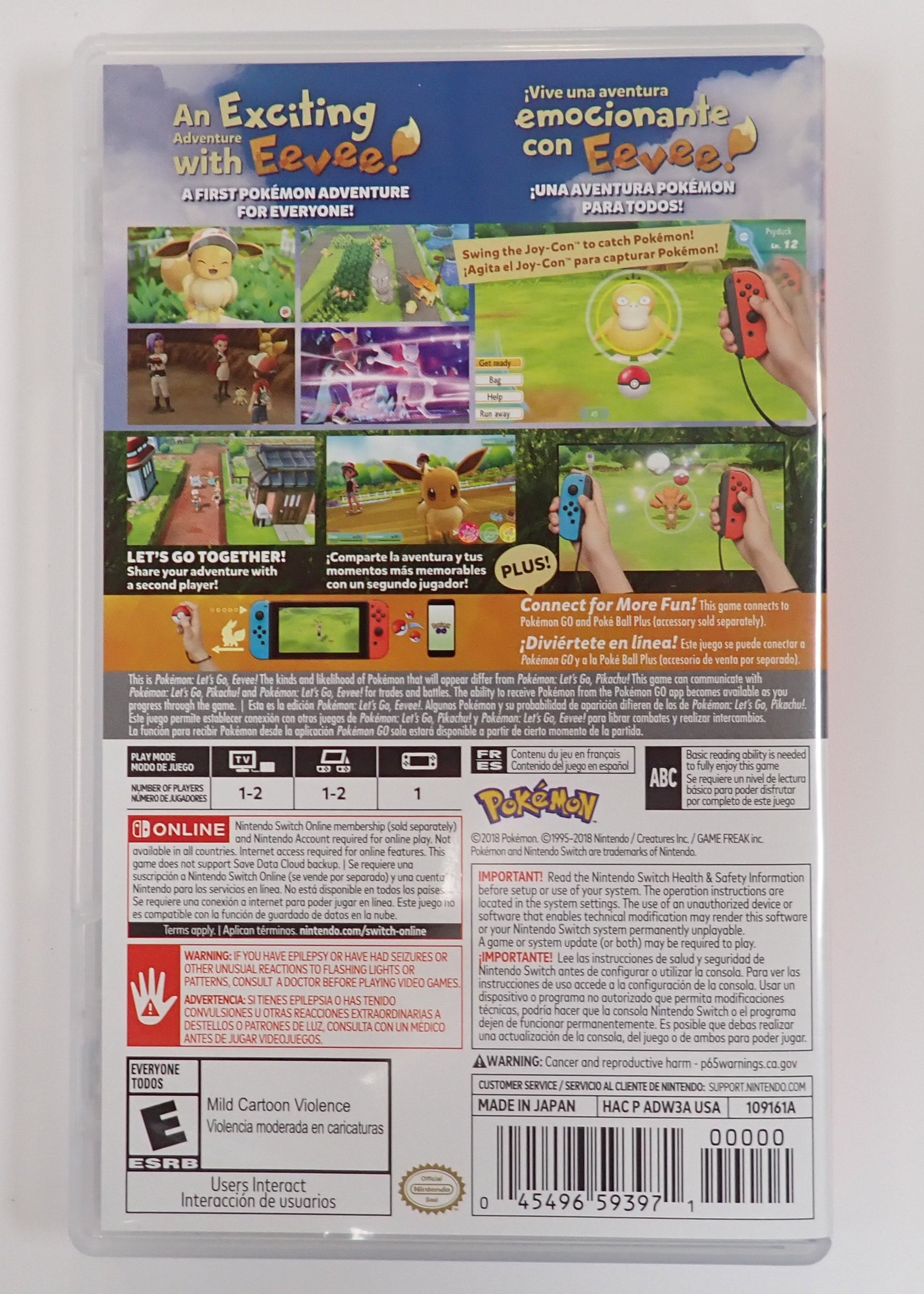 Pokémon Let's Go Eevee - Switch