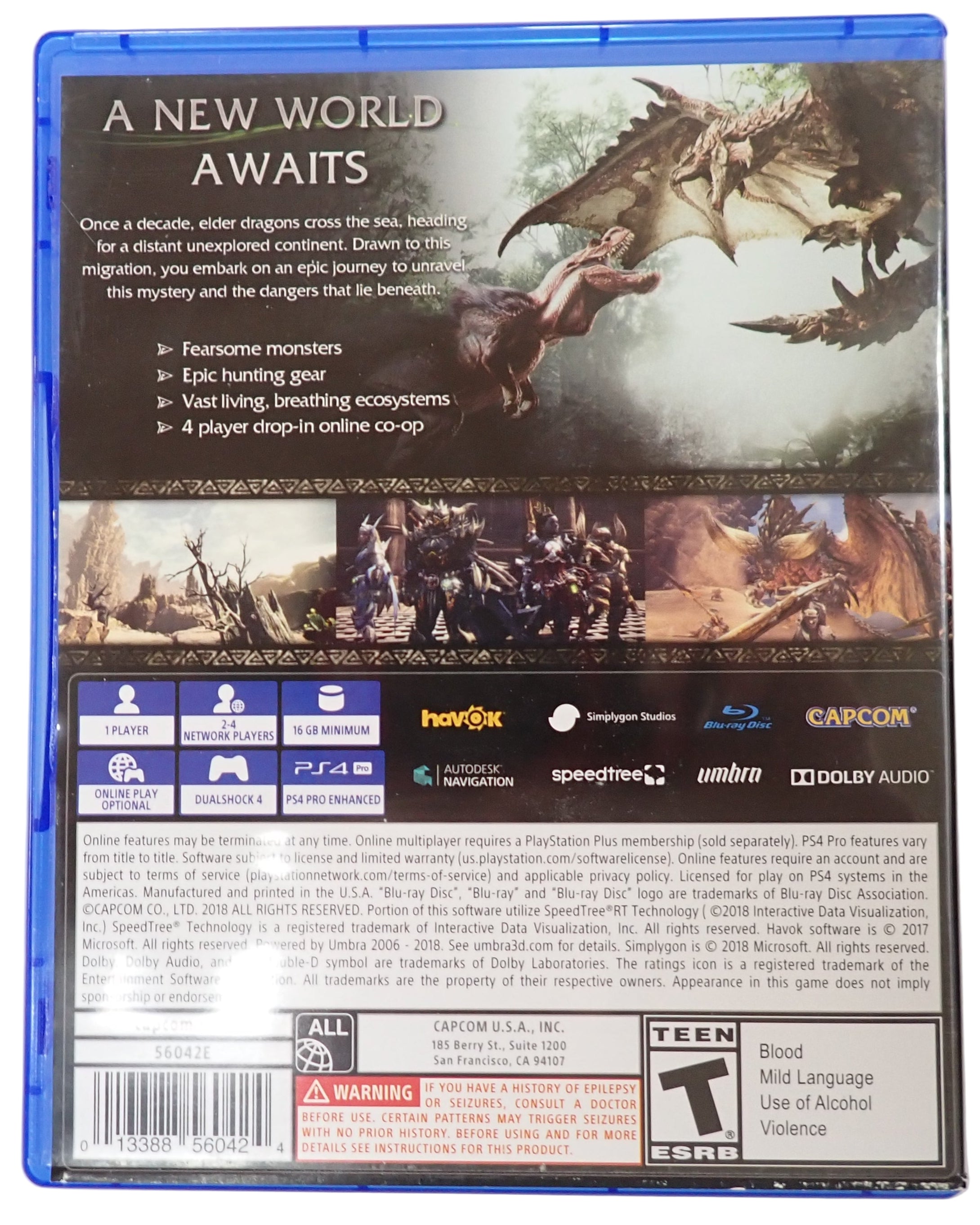 Monster Hunter: World - PS4