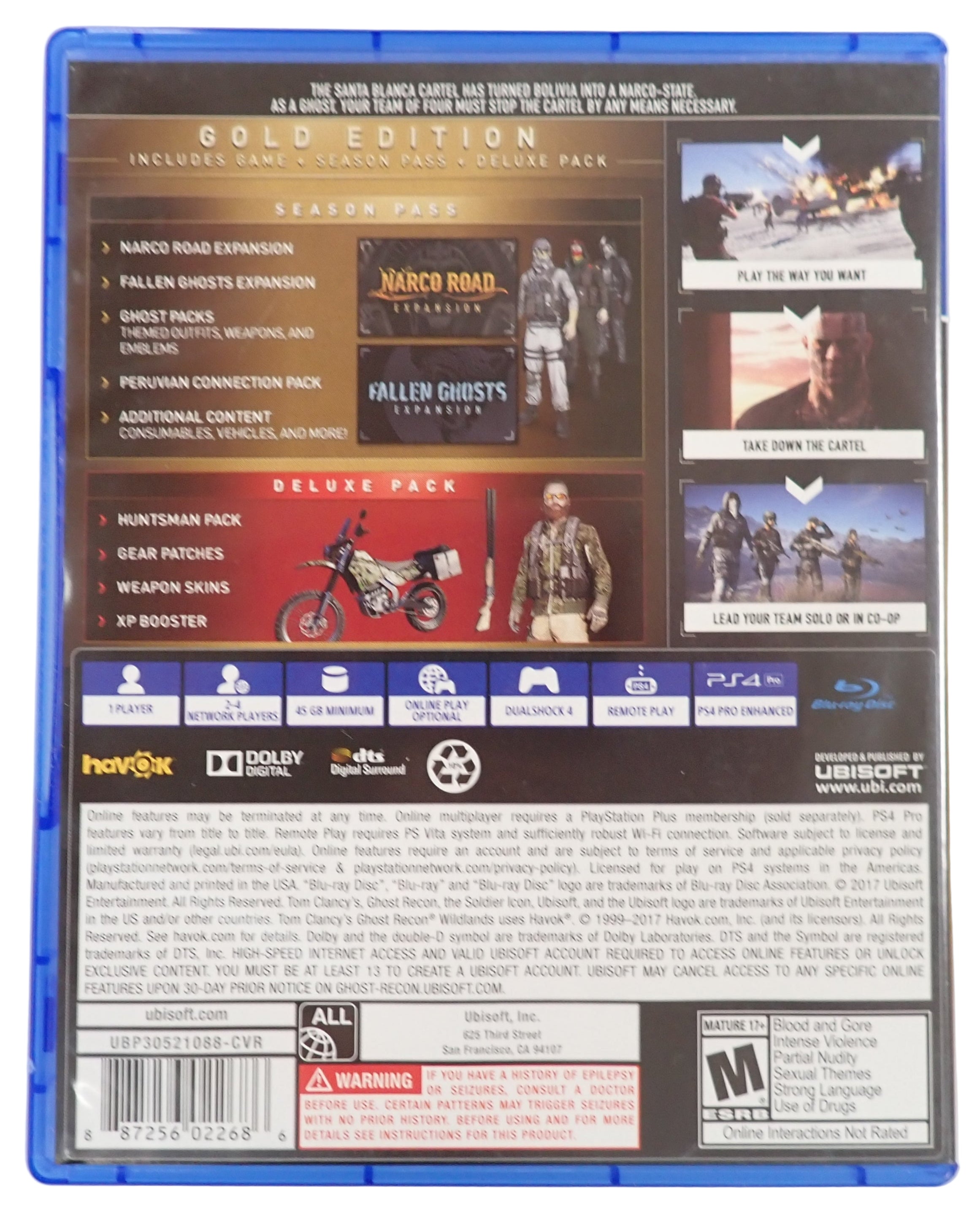 Tom Clancy's Ghost Recon Wildlands [Gold Edition] - PS4