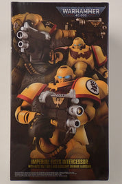 Imperial Fists Intercessor w/ Bolt Rifle & Auxiliary Grenade Launcher - Warhammer 40k, Bandai [Pre-Owned]