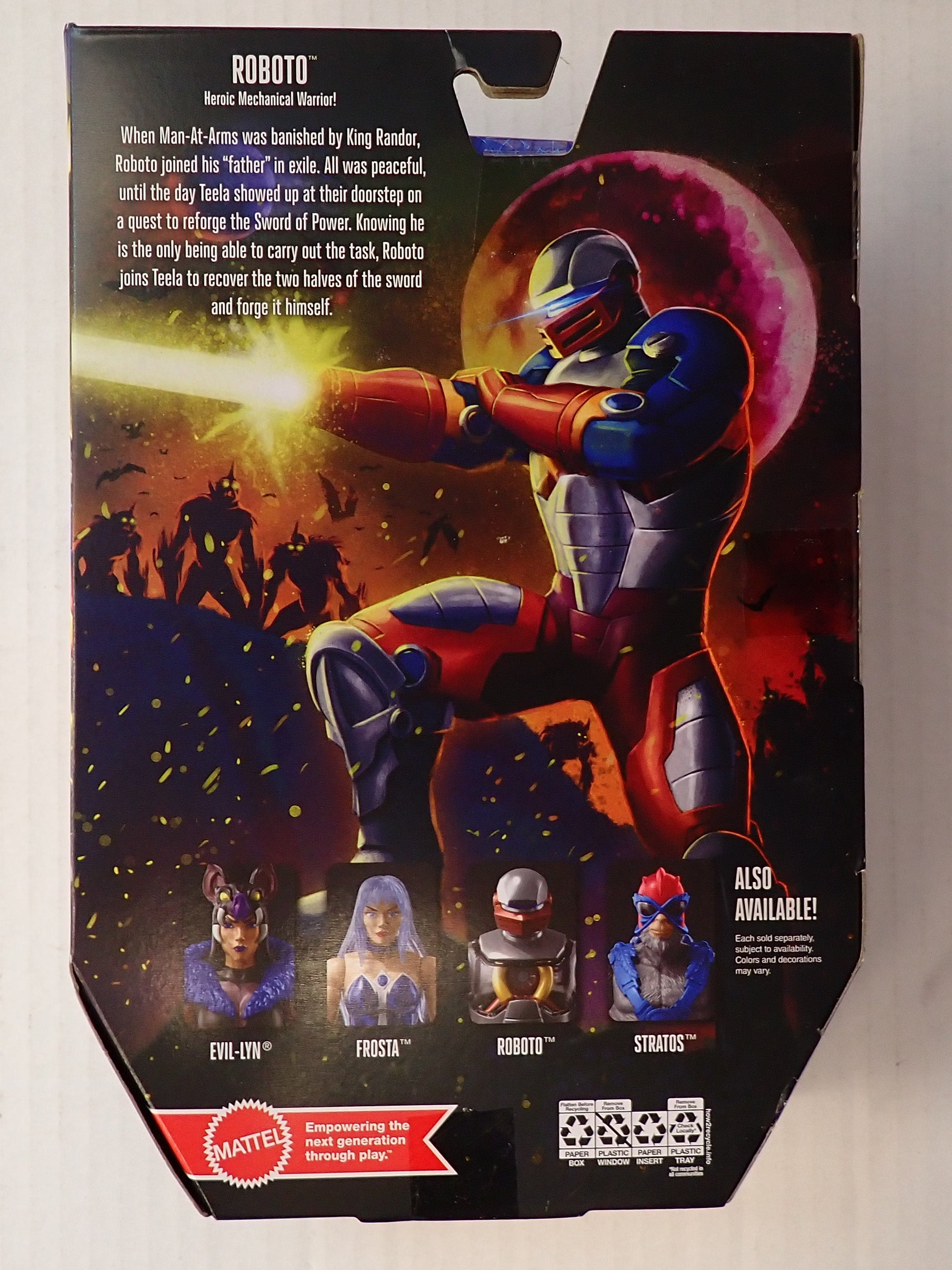 Roboto - Masters of the Universe Revelation Mattel [Pre-Owned]
