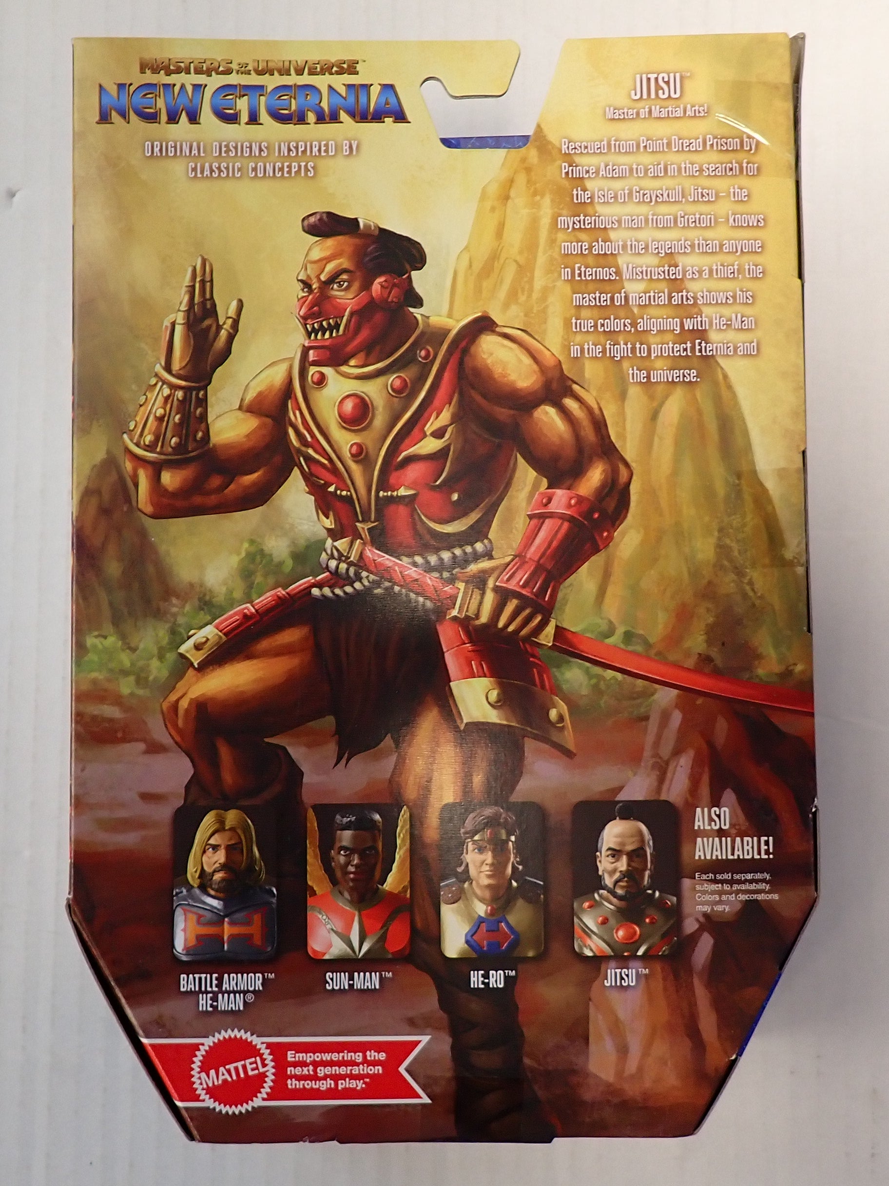 Jitsu - Masters of the Universe New Eternia Mattel [Pre-Owned]