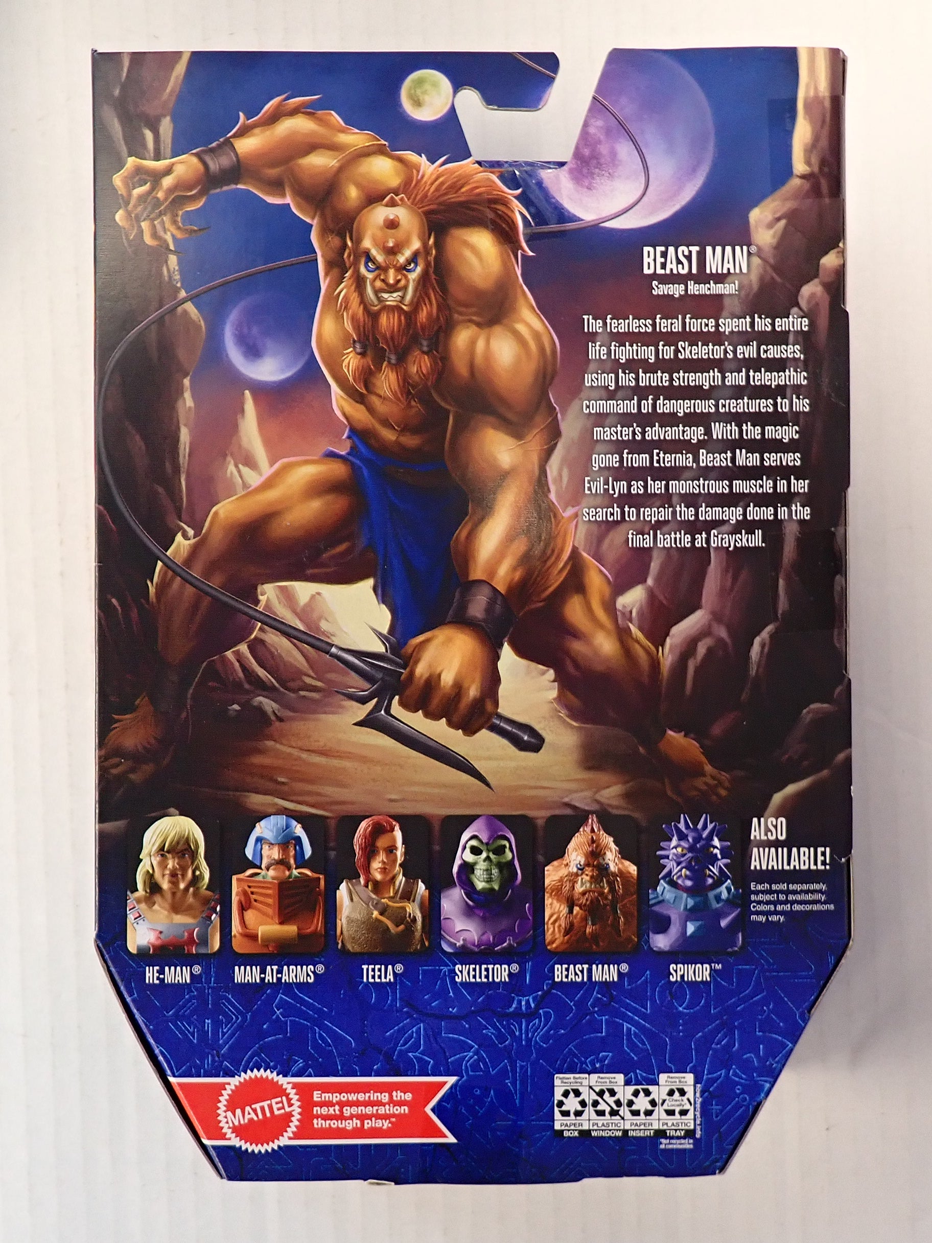 Beast Man - Masters of the Universe Revelation  Mattel [Pre-Owned]