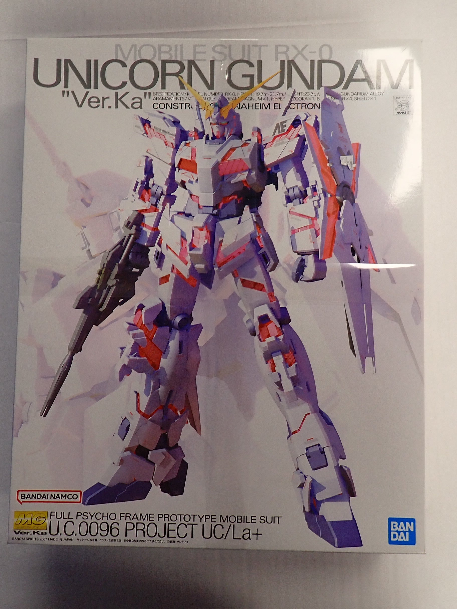 Mobile Suit Rx-0 Unicorn Gundam Full Psycho "Ver.Ka" 1/100 model kit [Pre-Owned]