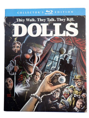DAMAGED! Scream Factory DOLLS Collector's Edition Bluray Ray DVD w Slipcover (Pre-owned)