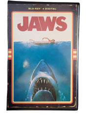 Nostalgic Jaws 1975 Retro VHS Clamshell Blu-Ray W/ Digital Collector’s Edition (Pre-owned)