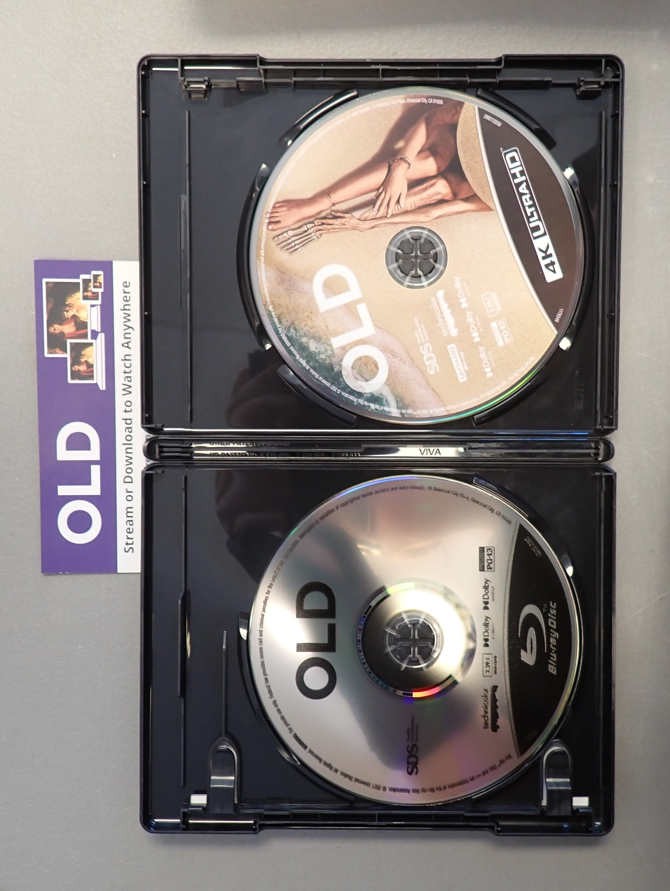 Old (4k Ultra HD + Blu-Ray + Digital, 2021) New With Slip M. Night Shyamalan (Pre-owned)