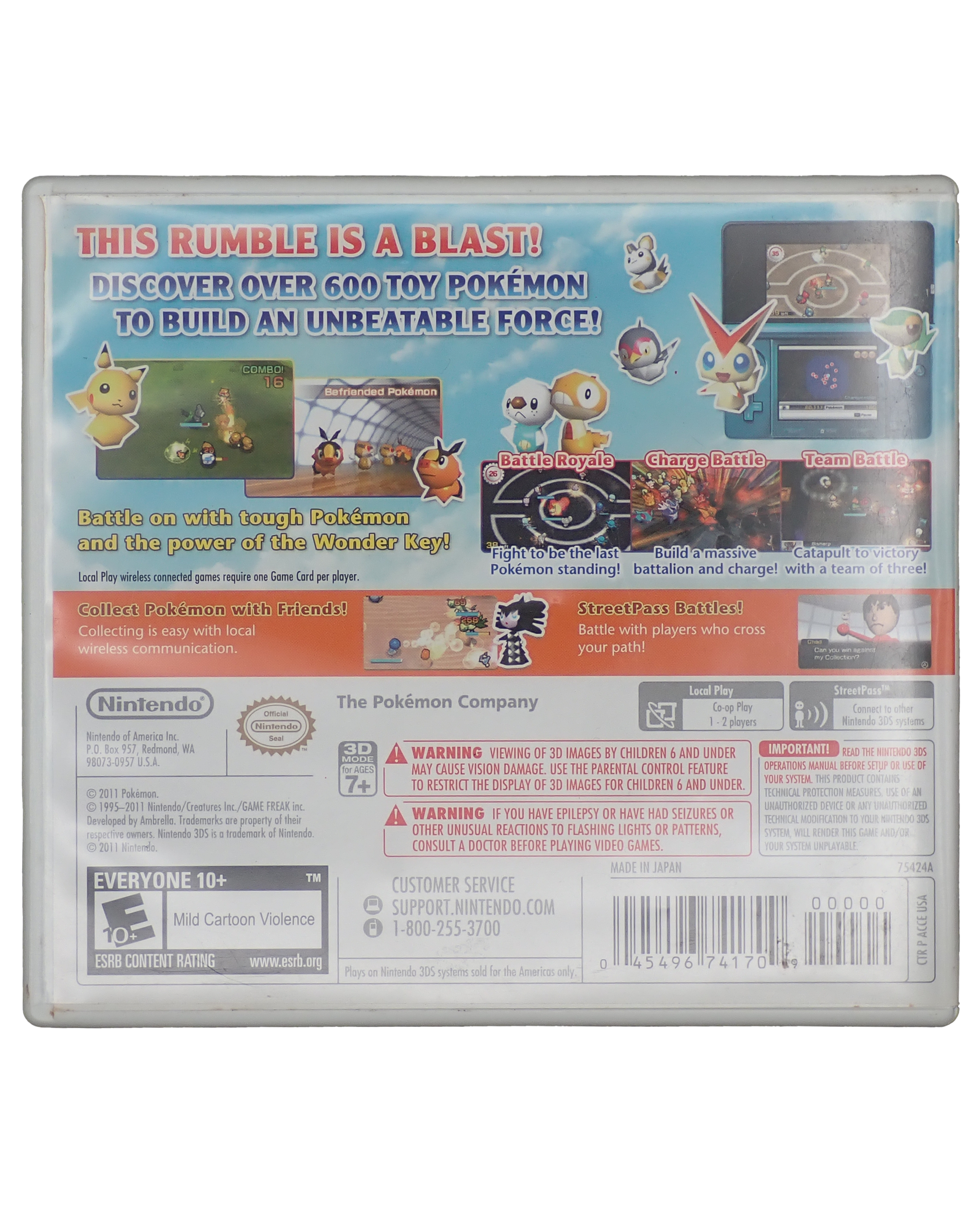 Pokemon Rumble Blast - 3DS