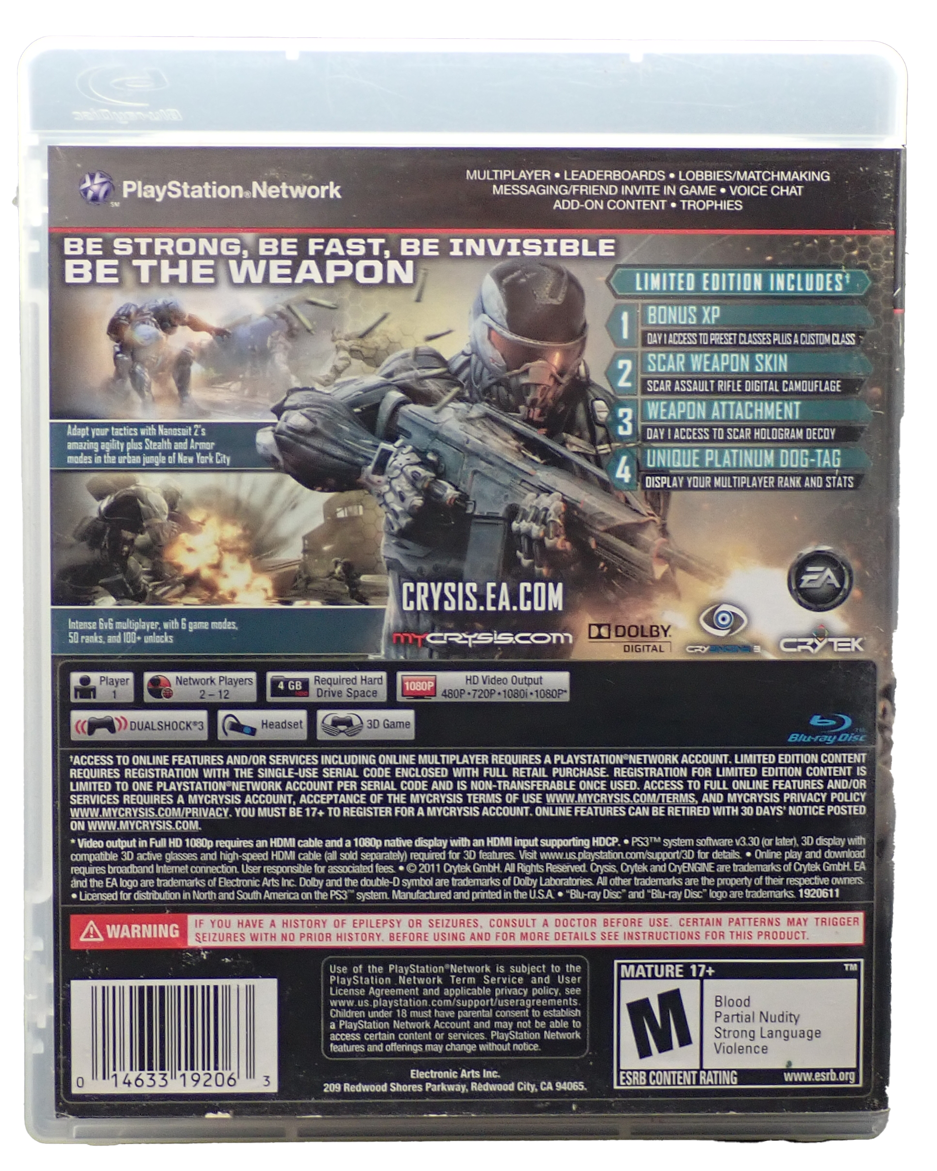 Crysis 2 [Limited Edition] - PS3