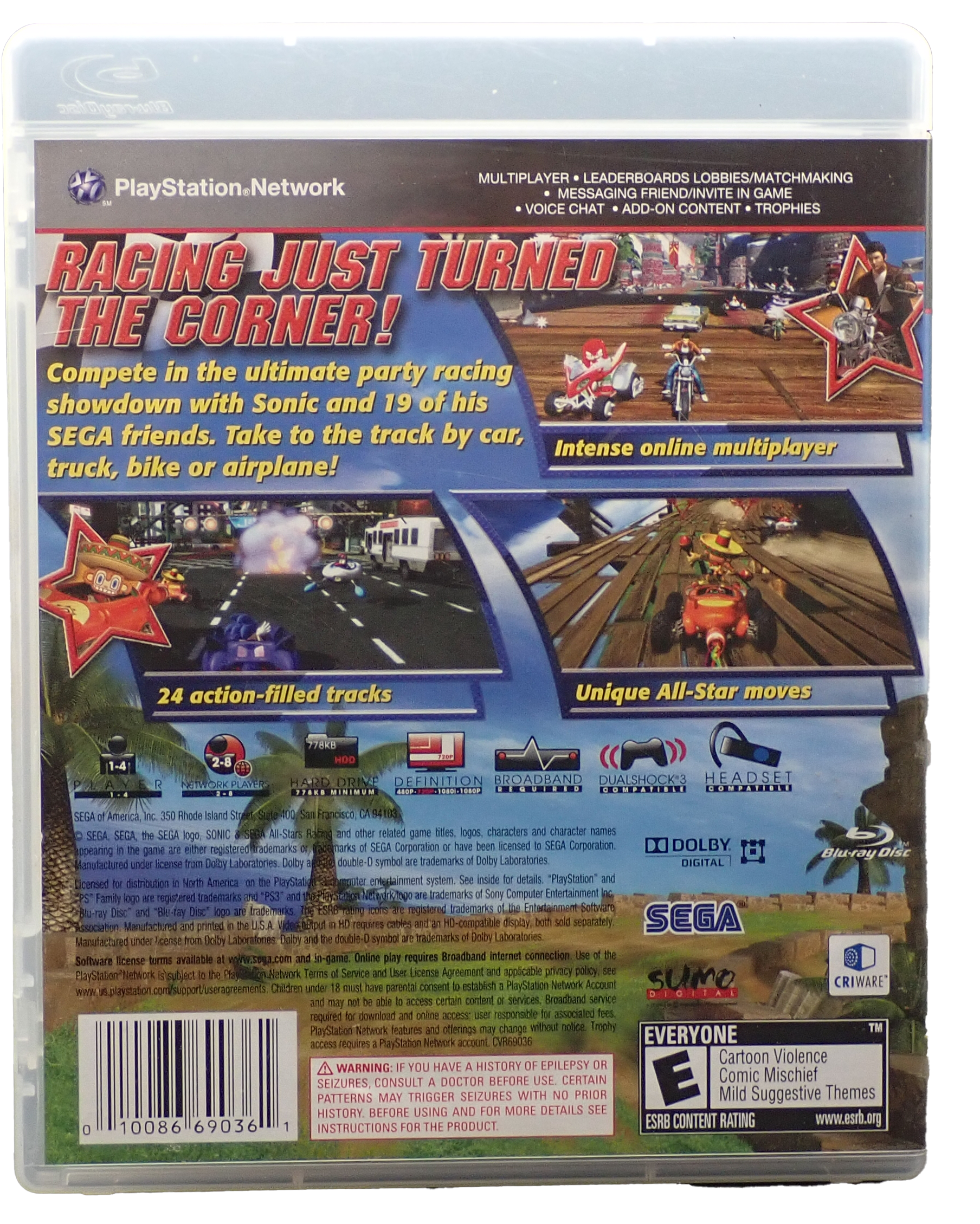 Sonic & Sega All-Stars Racing - PS3