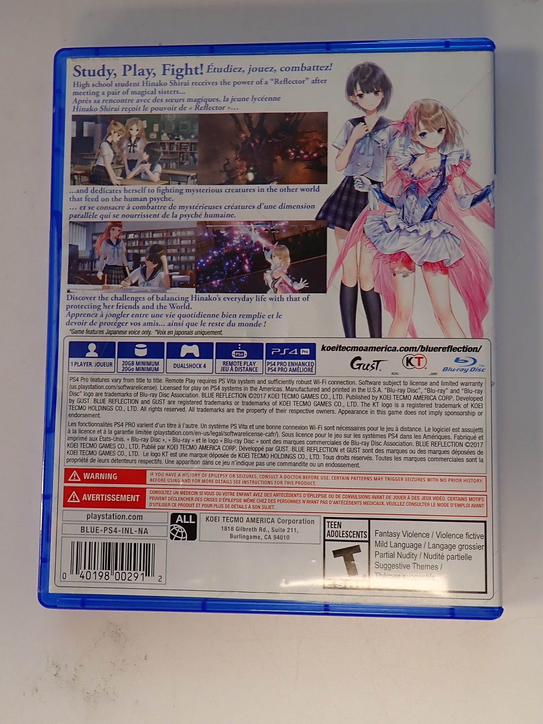 Blue Reflection - PS4 [Pre-Owned]