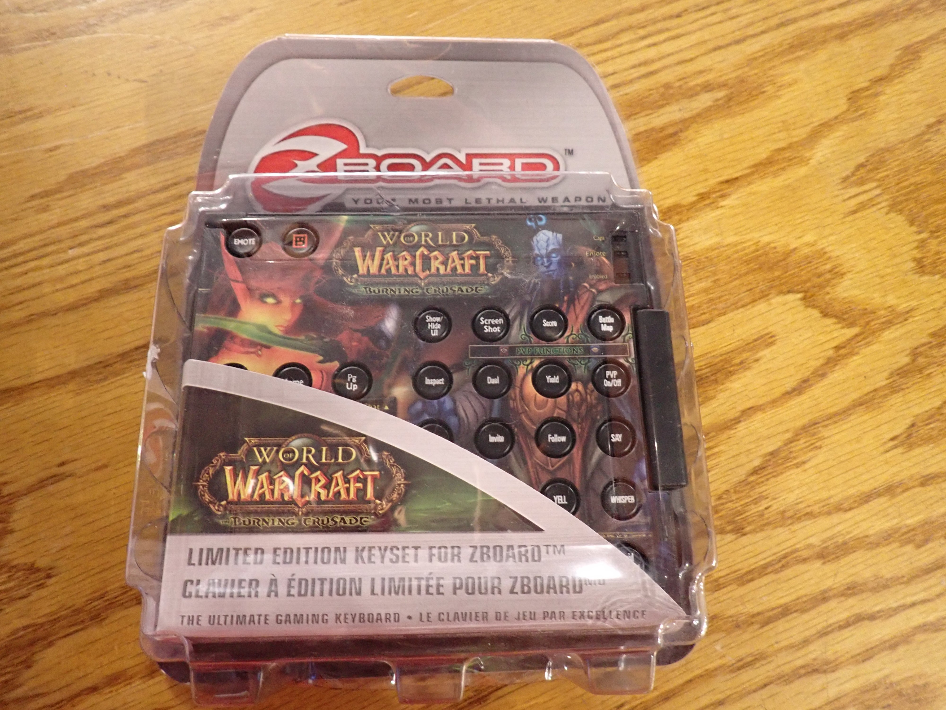 Zboard Keyboard w/ WoW keyset