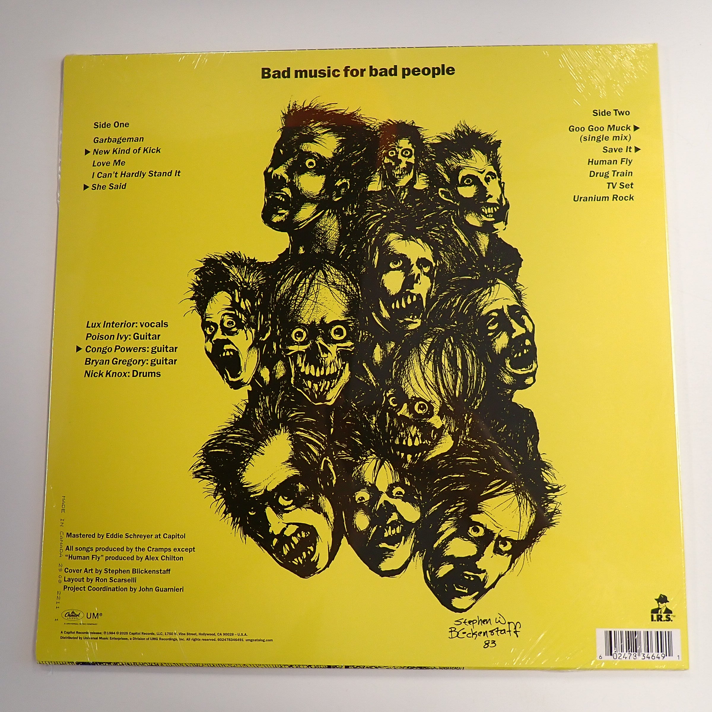 The Cramps Bad Music for Bad People - Vinyl [Pre-Owned]