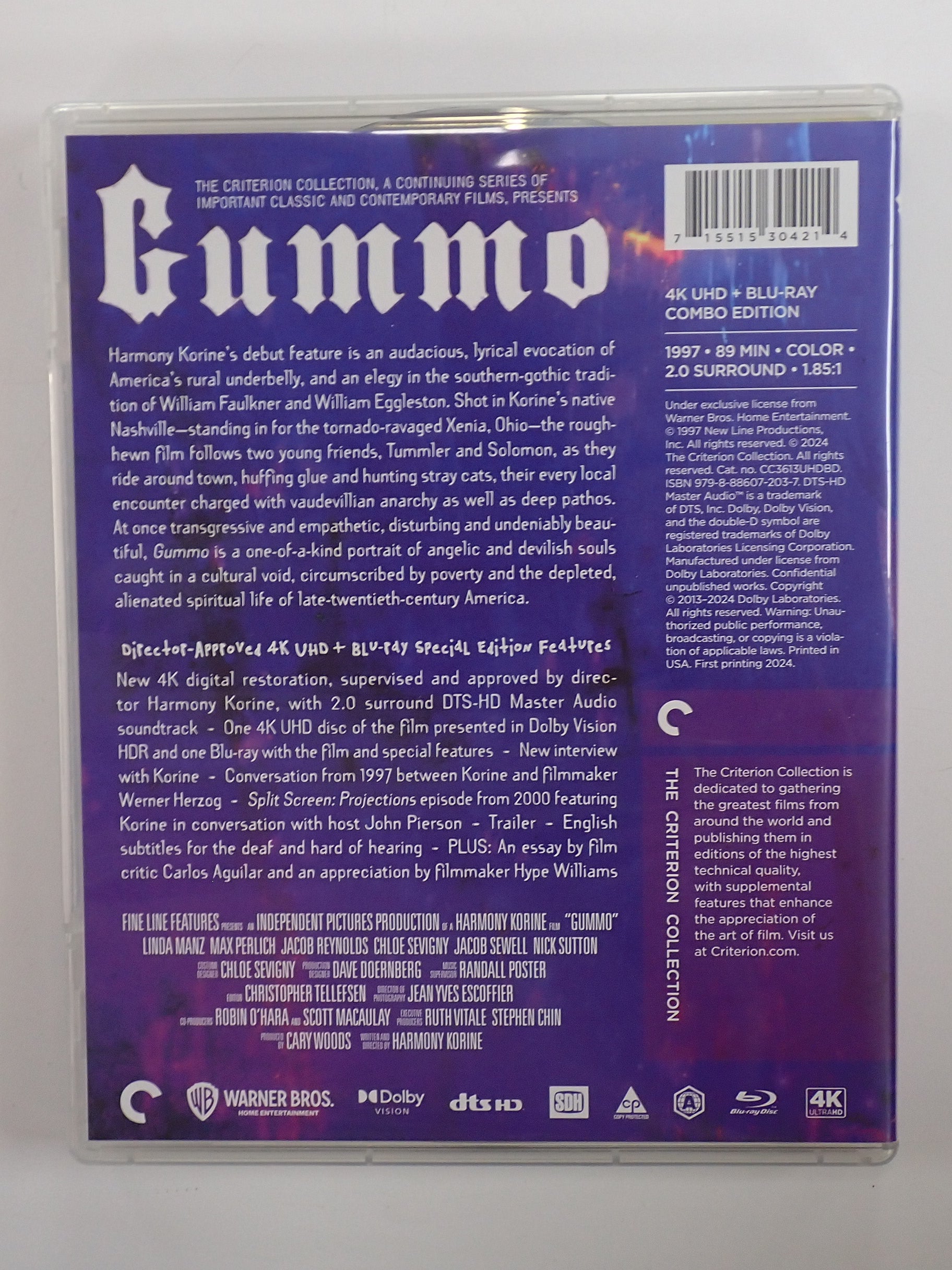 Harmony Korine's Gummo (Criterion Collection) - Blu-ray [Pre-Owned]