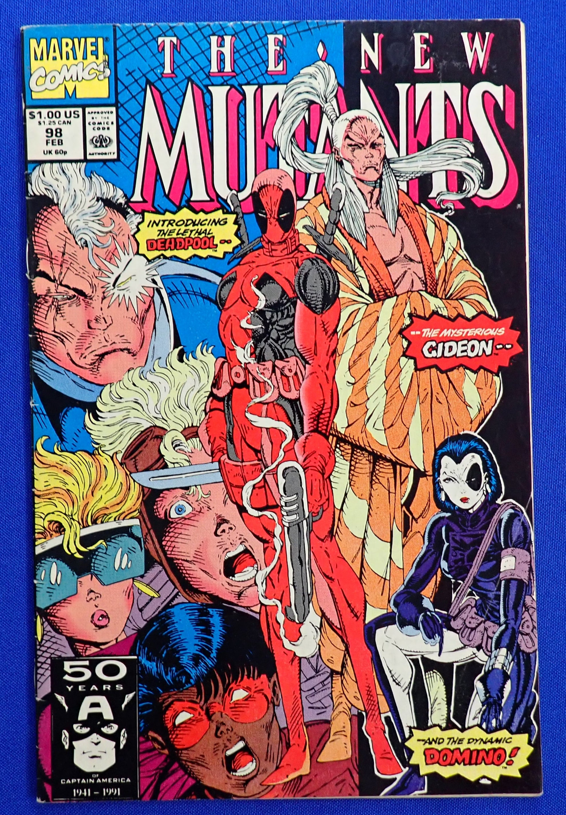 The New Mutants #98 (1991) - FN+ (6.5) - 1st Deadpool